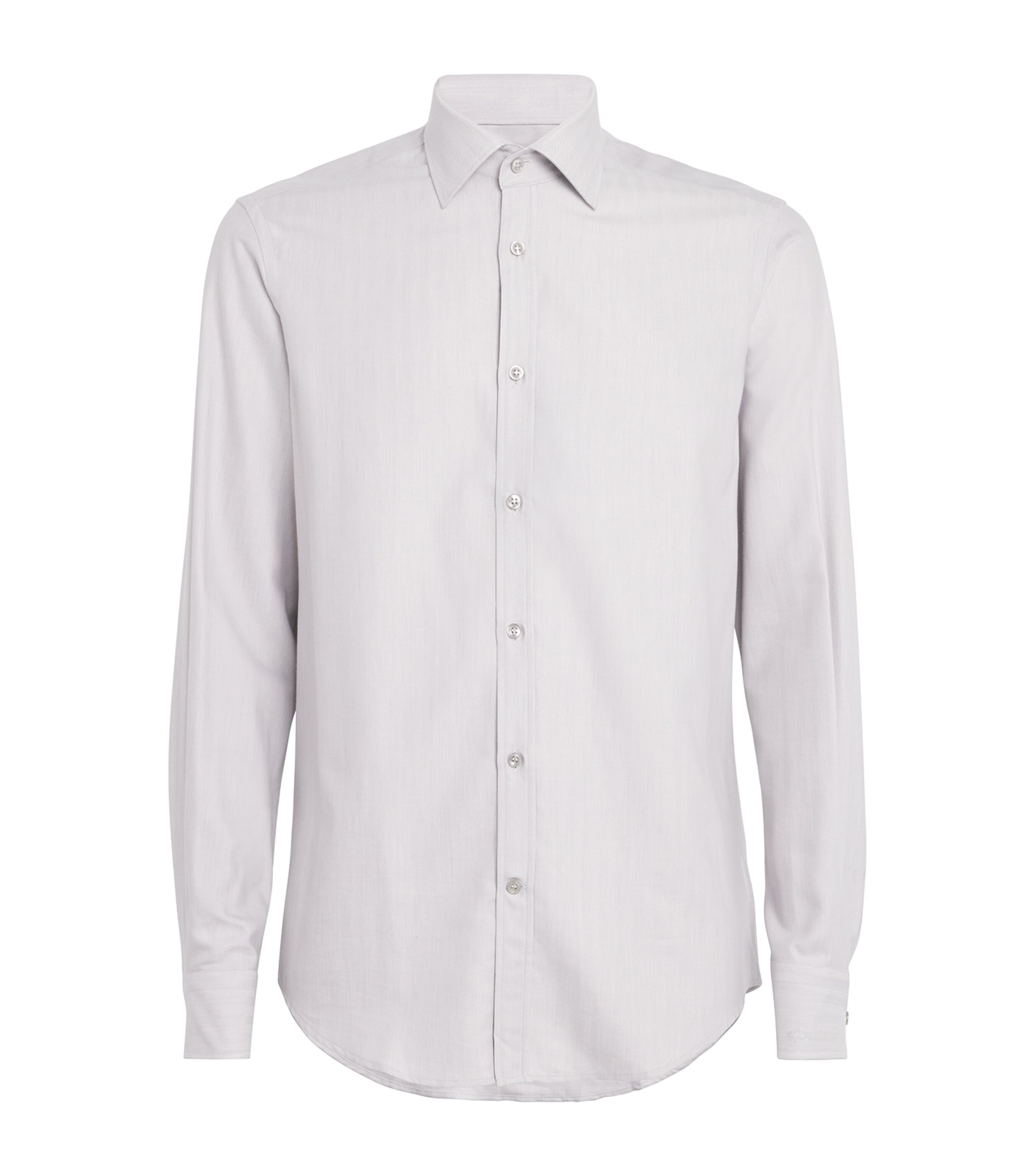 Silk-Cotton-Cashmere Shirt D38 GREY TWILLE Image 1