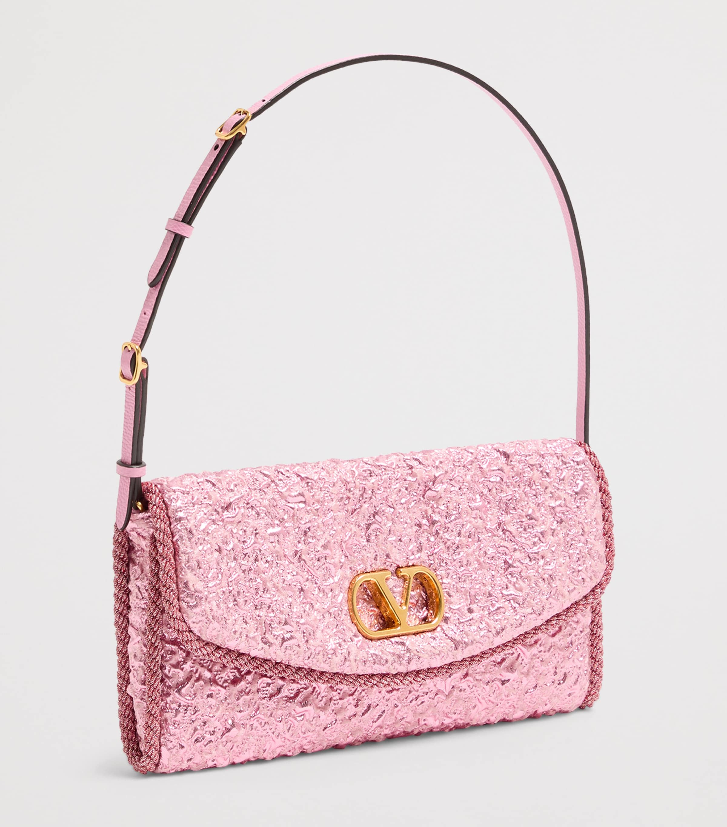 Metallic Vain Soft Shoulder Bag 517 Image 2