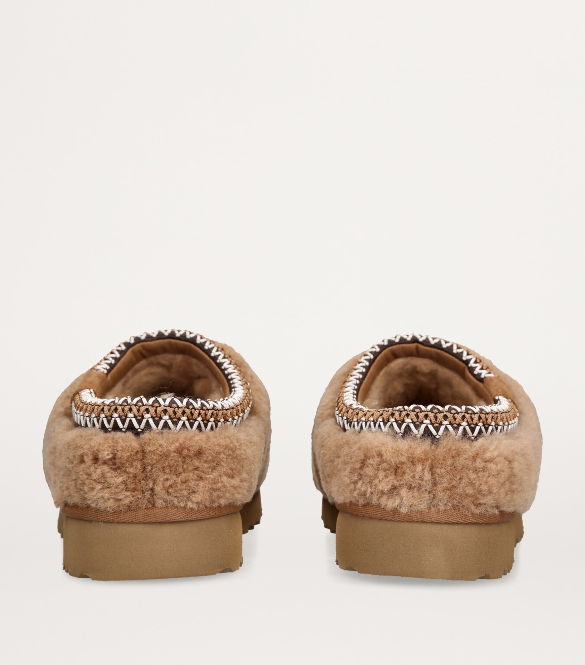 UGG Sheepskin Tasman Maxi Curly Slippers Chestnut Image 2