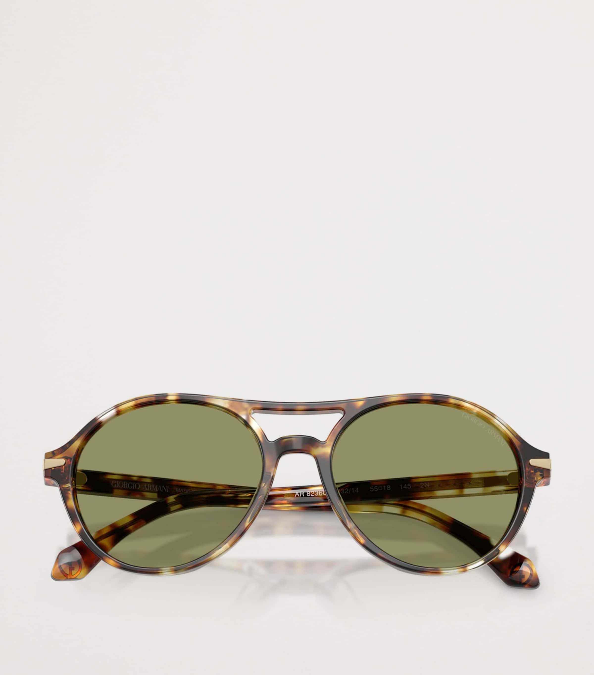 Giorgio Armani Tortoiseshell Round Sunglasses Image 5