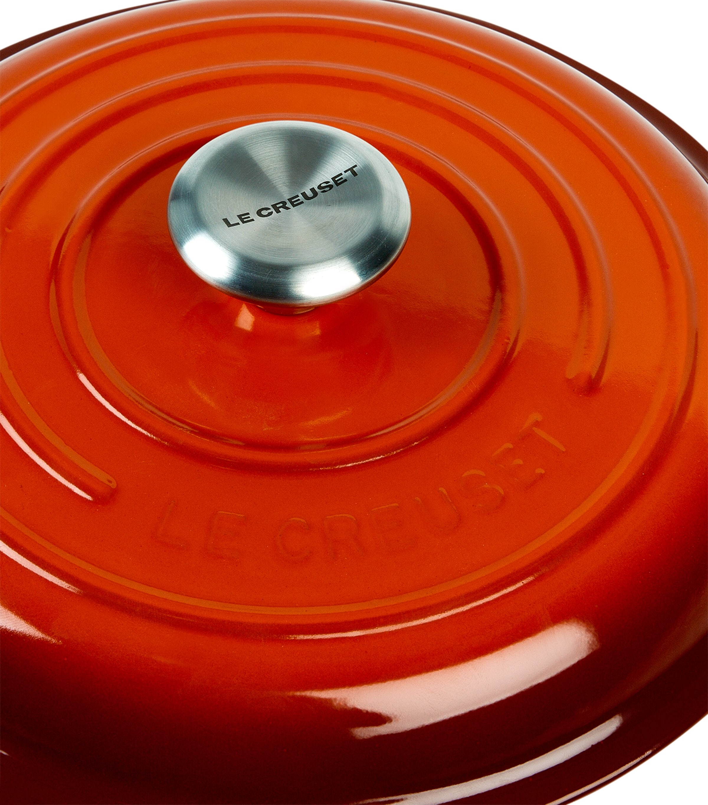 Cast Iron Shallow Casserole Dish (30cm) CERISE Image 2