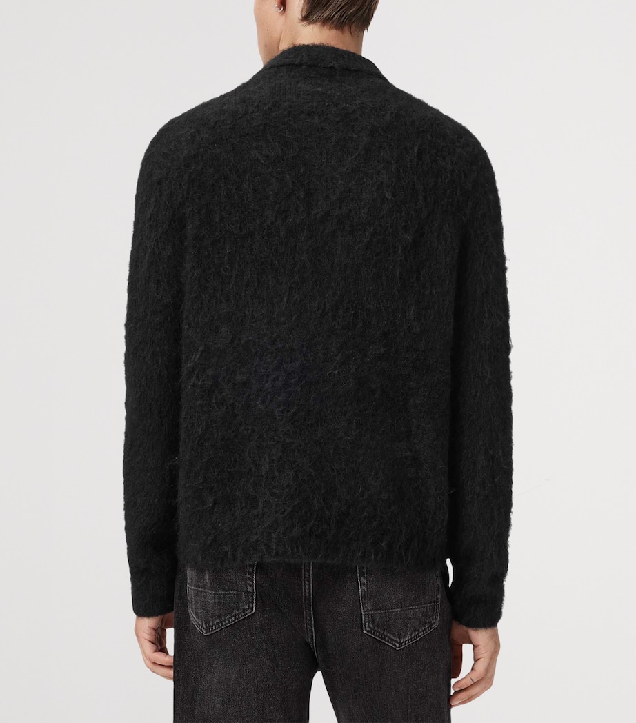Brushed Sonny Polo Sweater BLACK Image 5