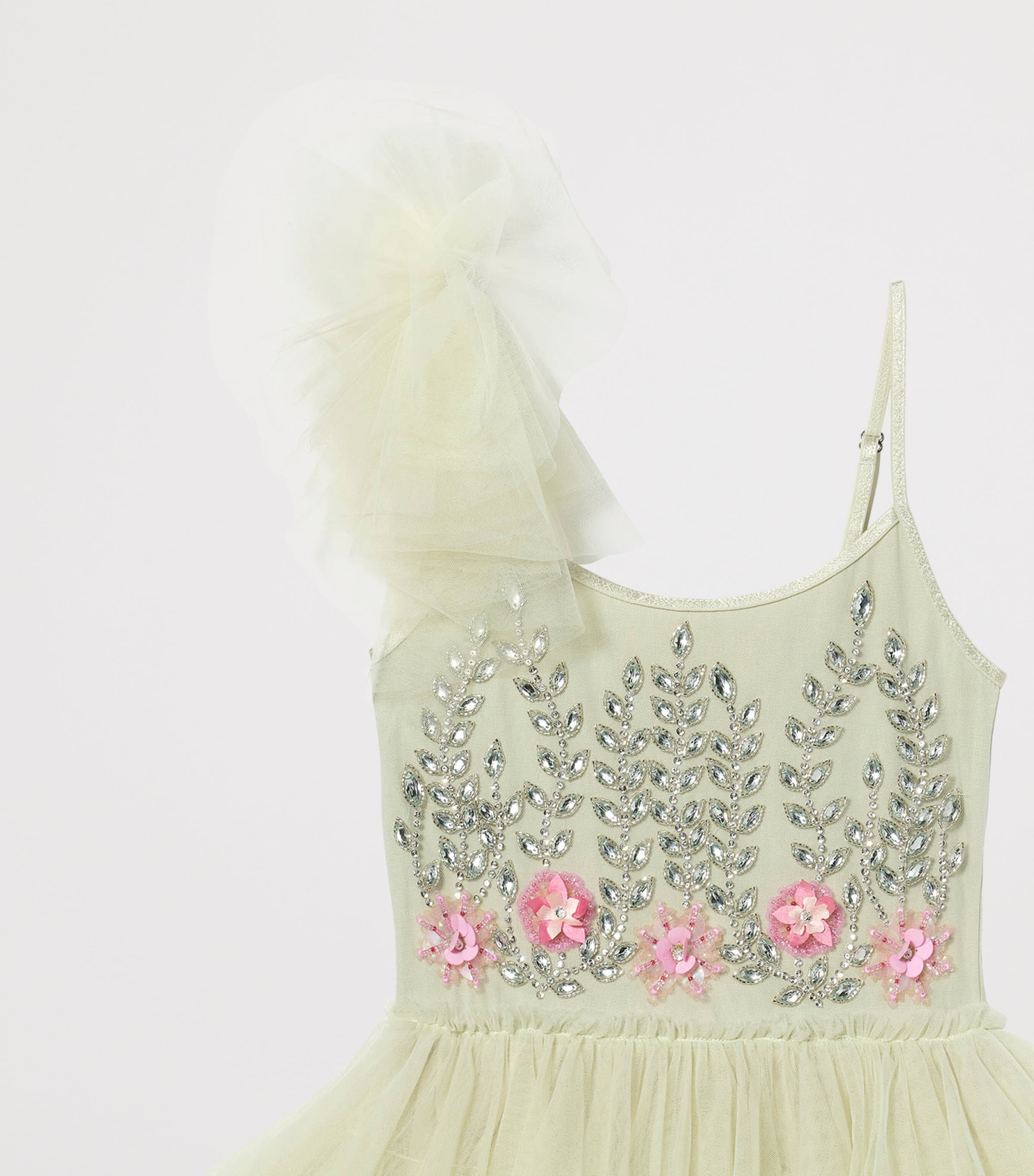 Tutu Du Monde Ruffled Marina Fleur Dress (2-11 Years) Fod Green Image 4