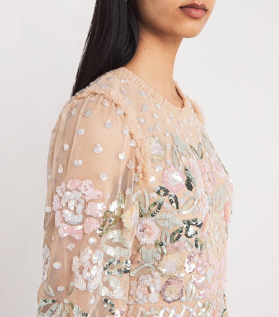 Embellished Rosalie Maxi Dress BUTTERSCOTCH Image 6