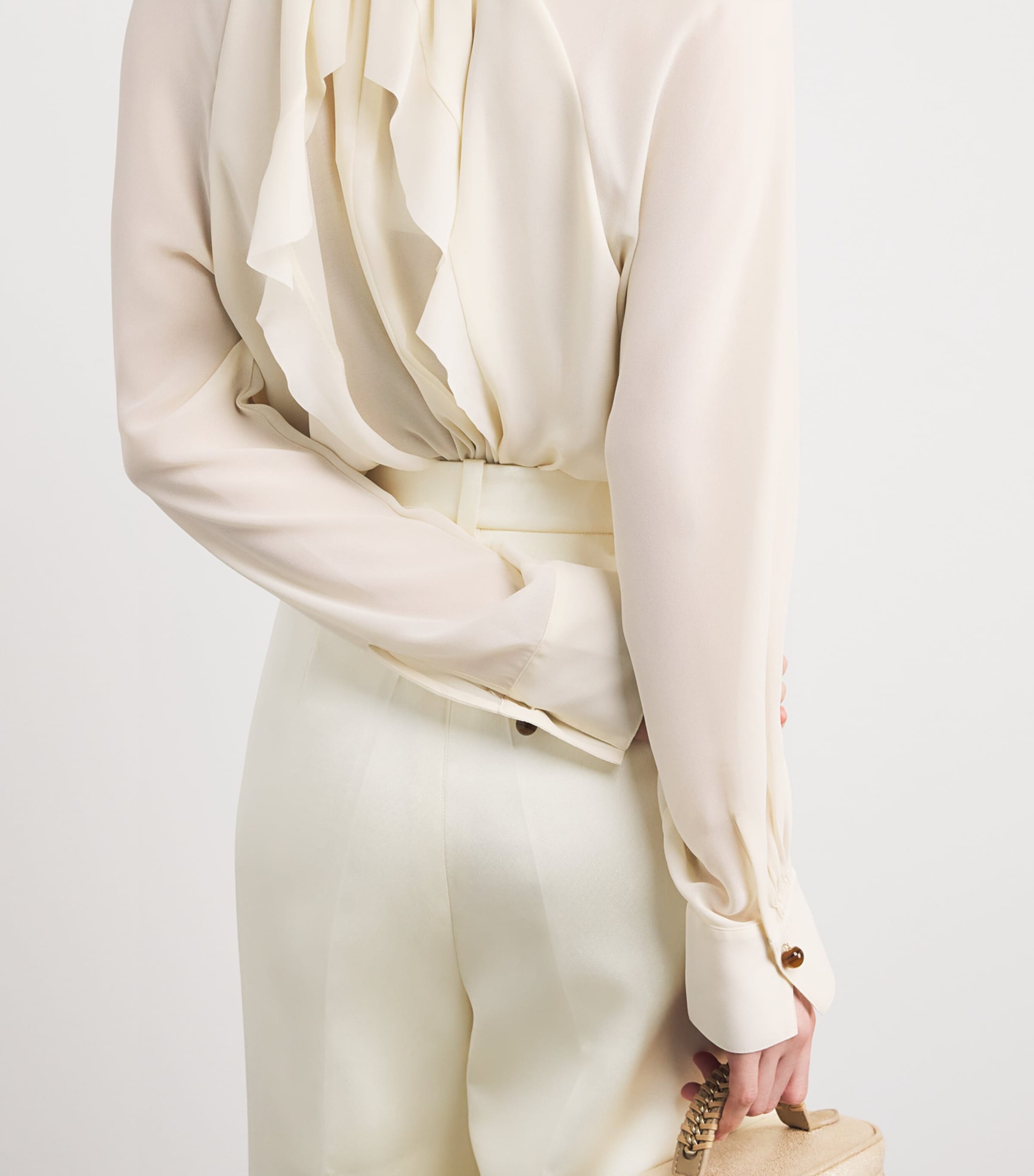 Crepe Gathered Blouse 128CRE Image 6