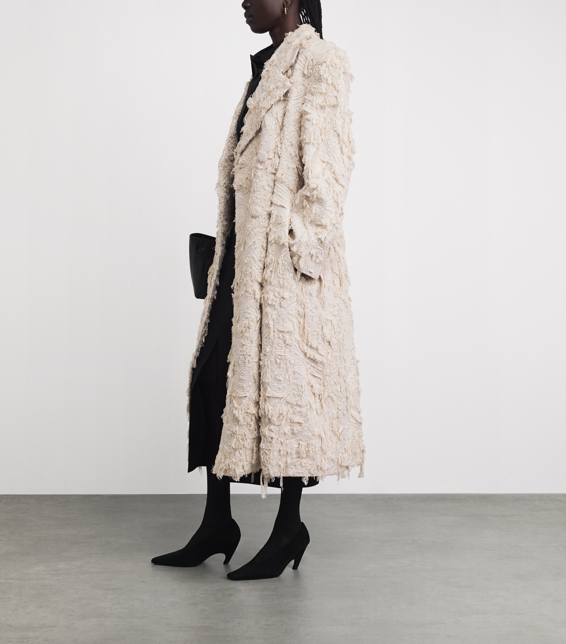 CAMILLA AND MARC Womens Double-Breasted Tundra Coat Stone Image 2