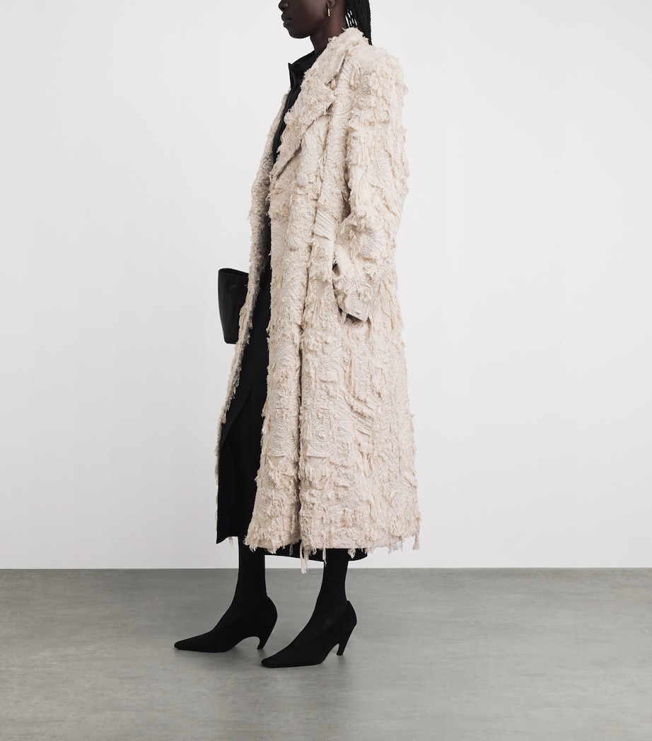 CAMILLA AND MARC Womens Double-Breasted Tundra Coat Stone Image 2