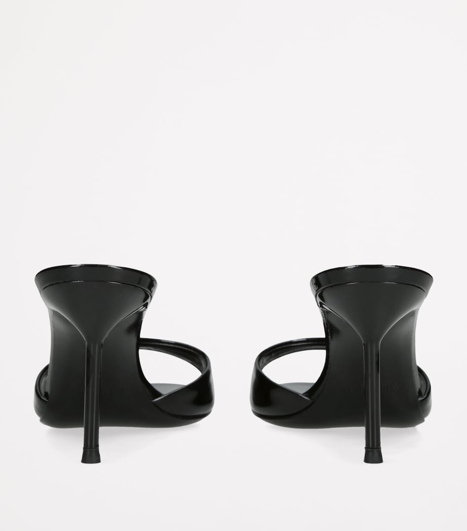 Patent Leather Lidia Mules 70 BLACK Image 2
