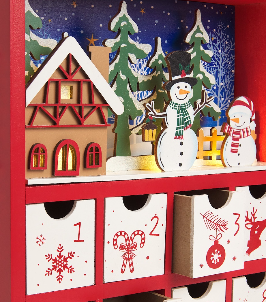 Wooden Christmas Advent Calendar MULTI Image 4