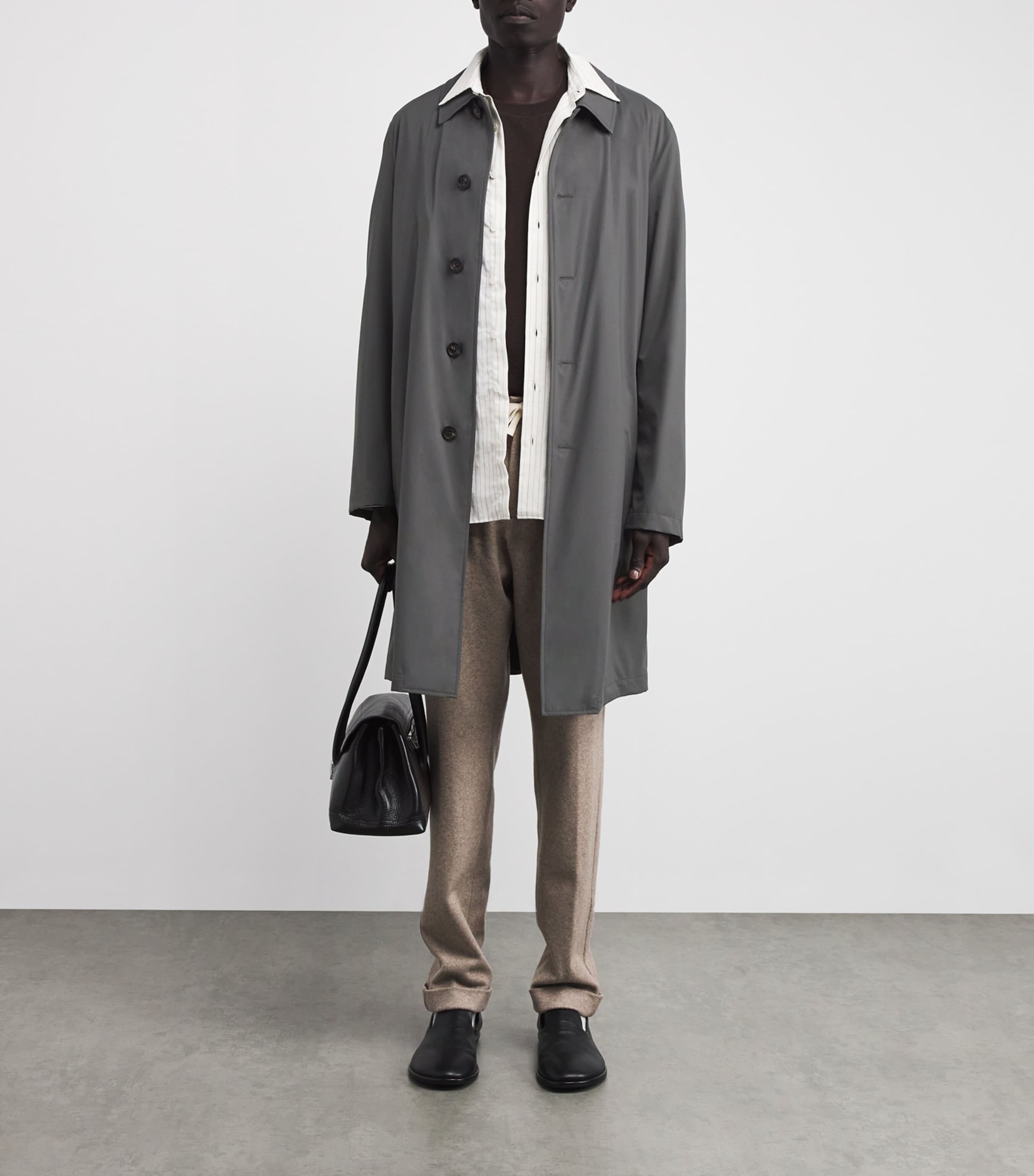 Waterproof Overcoat 11058 GREY Image 2