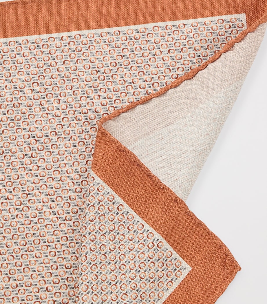 Silk Digital Print Pocket Square 819 Image 2