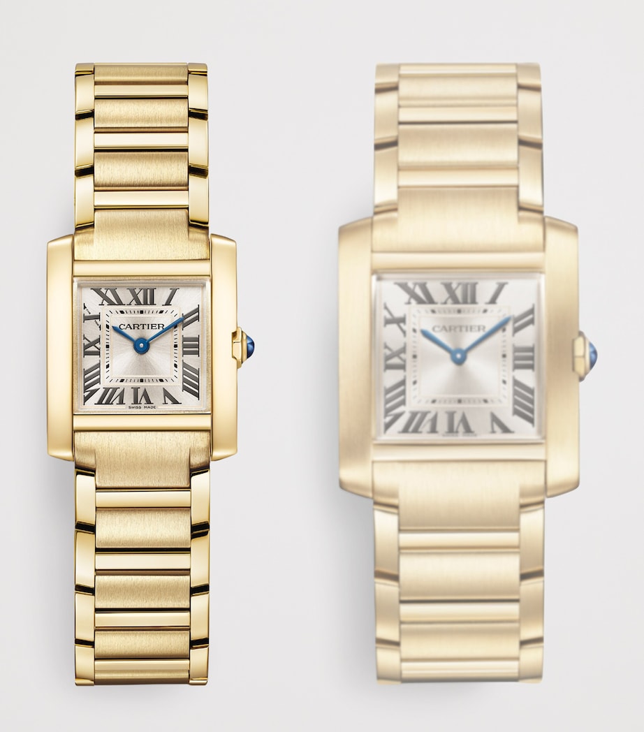 Small Yellow Gold Tank Française Watch 21.2mm YELLOW GOLD Image 5