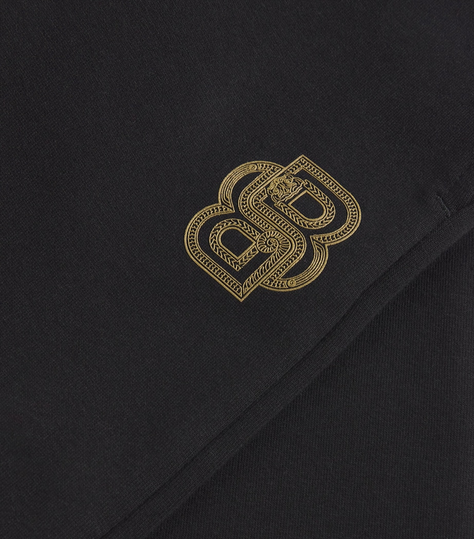 BOSS Kidswear x Creation of the Gods Cotton-Blend Logo Sweatpants (4-16 Years) Black Image 4