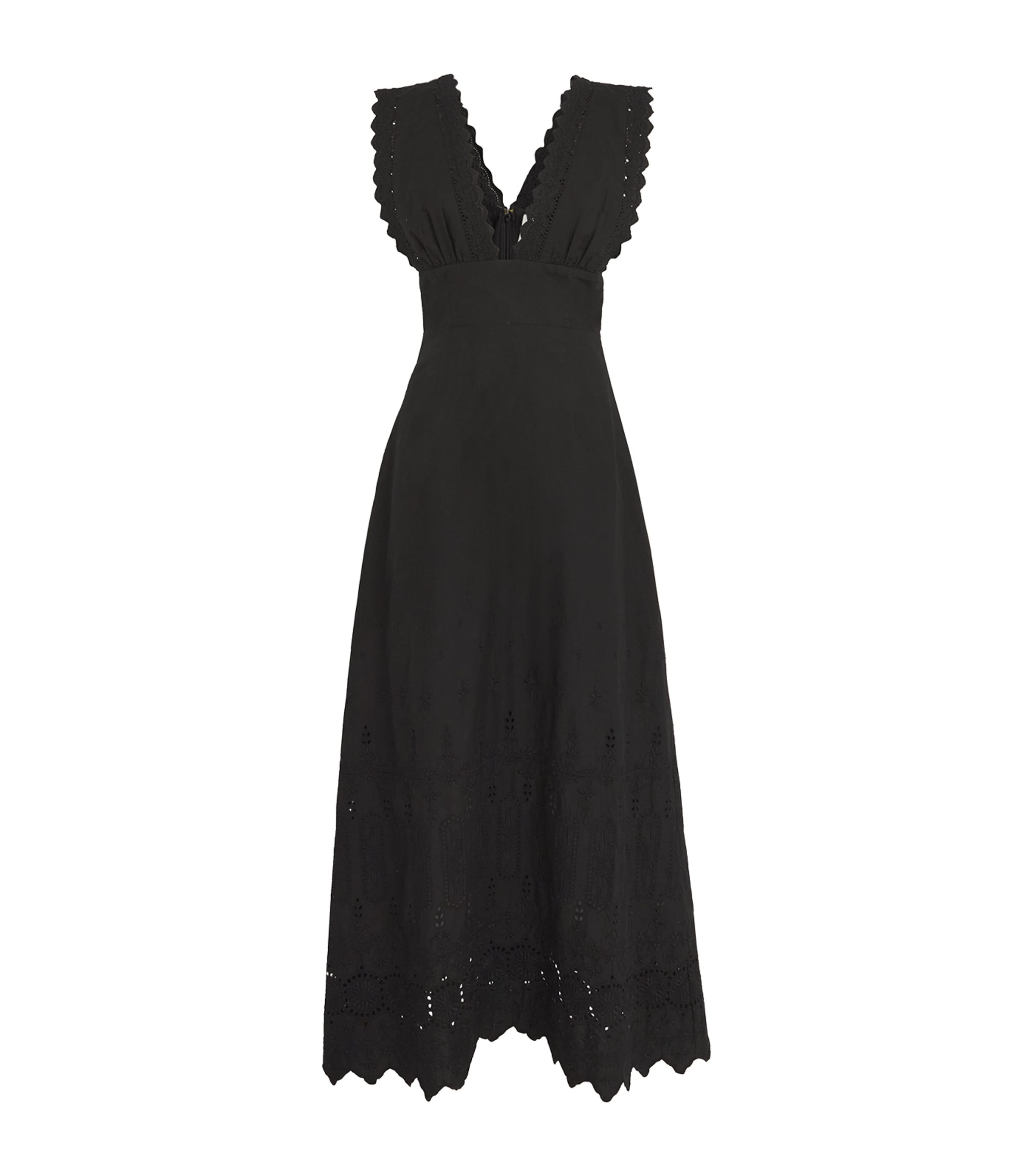 Posse Plunge-neck Amelia Dress In Black