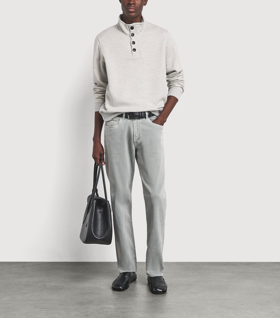 Citizens of Humanity Mens Elijah Straight Perform Jeans Sea Grey Image 2
