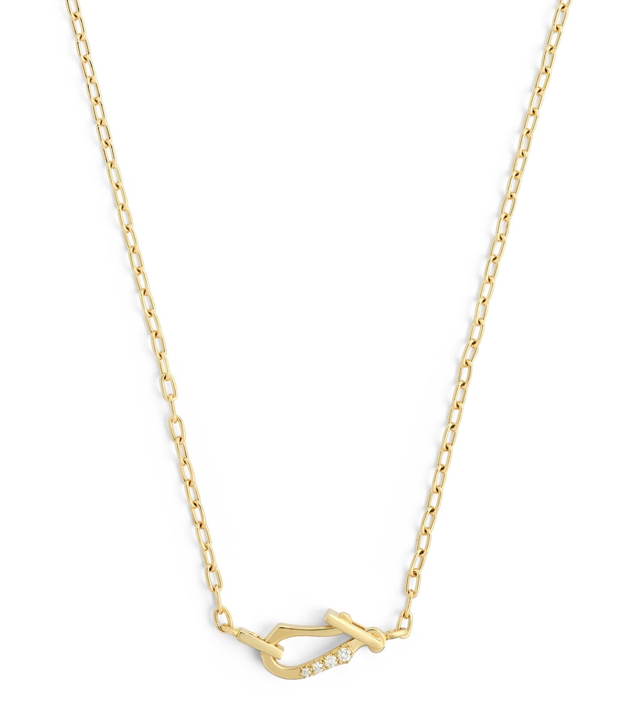 Jade Trau Yellow Gold and Diamond Lola Necklace Yellow Gold Image 1