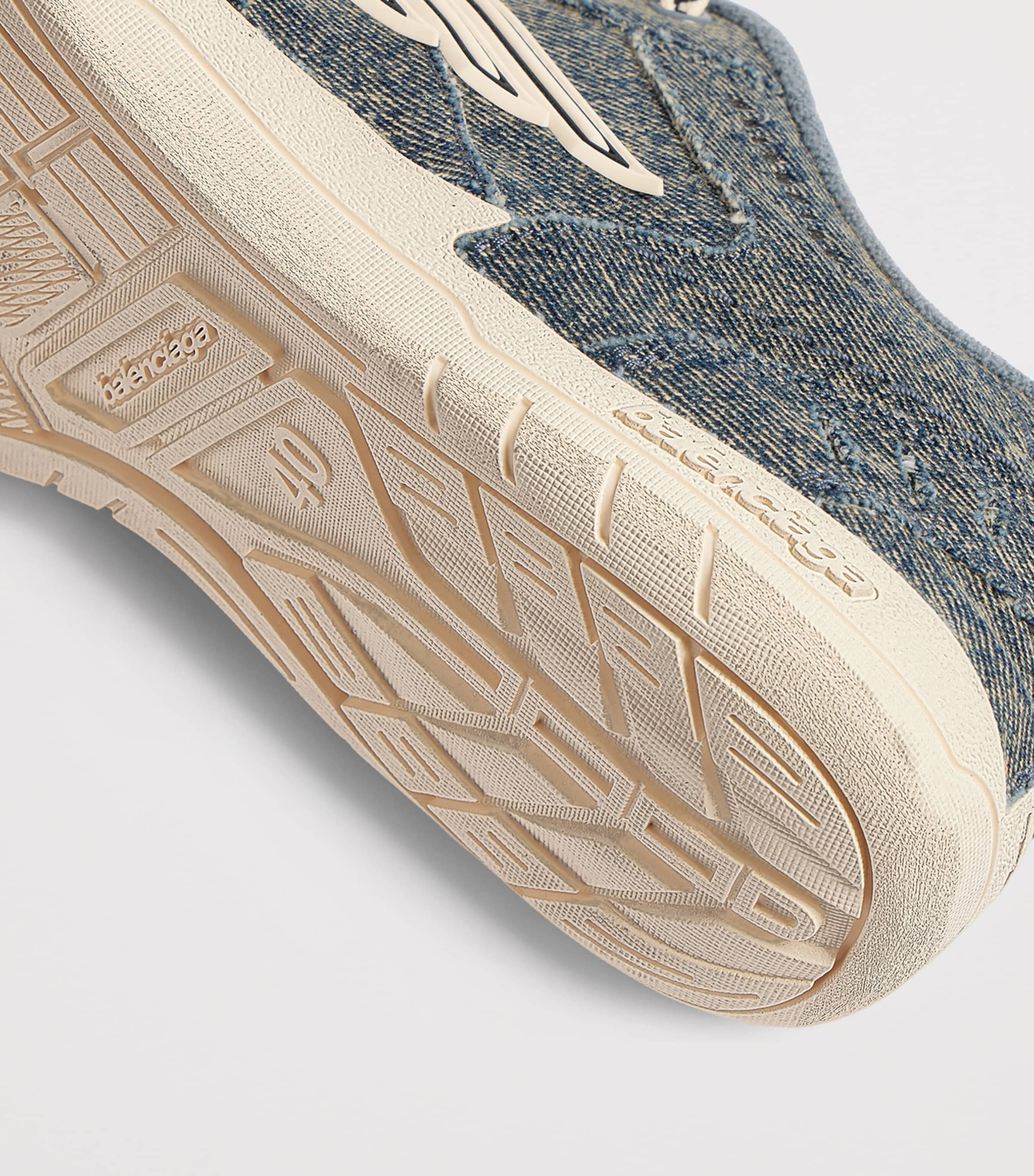 Balenciaga Denim Hamptons Sneakers Image 6