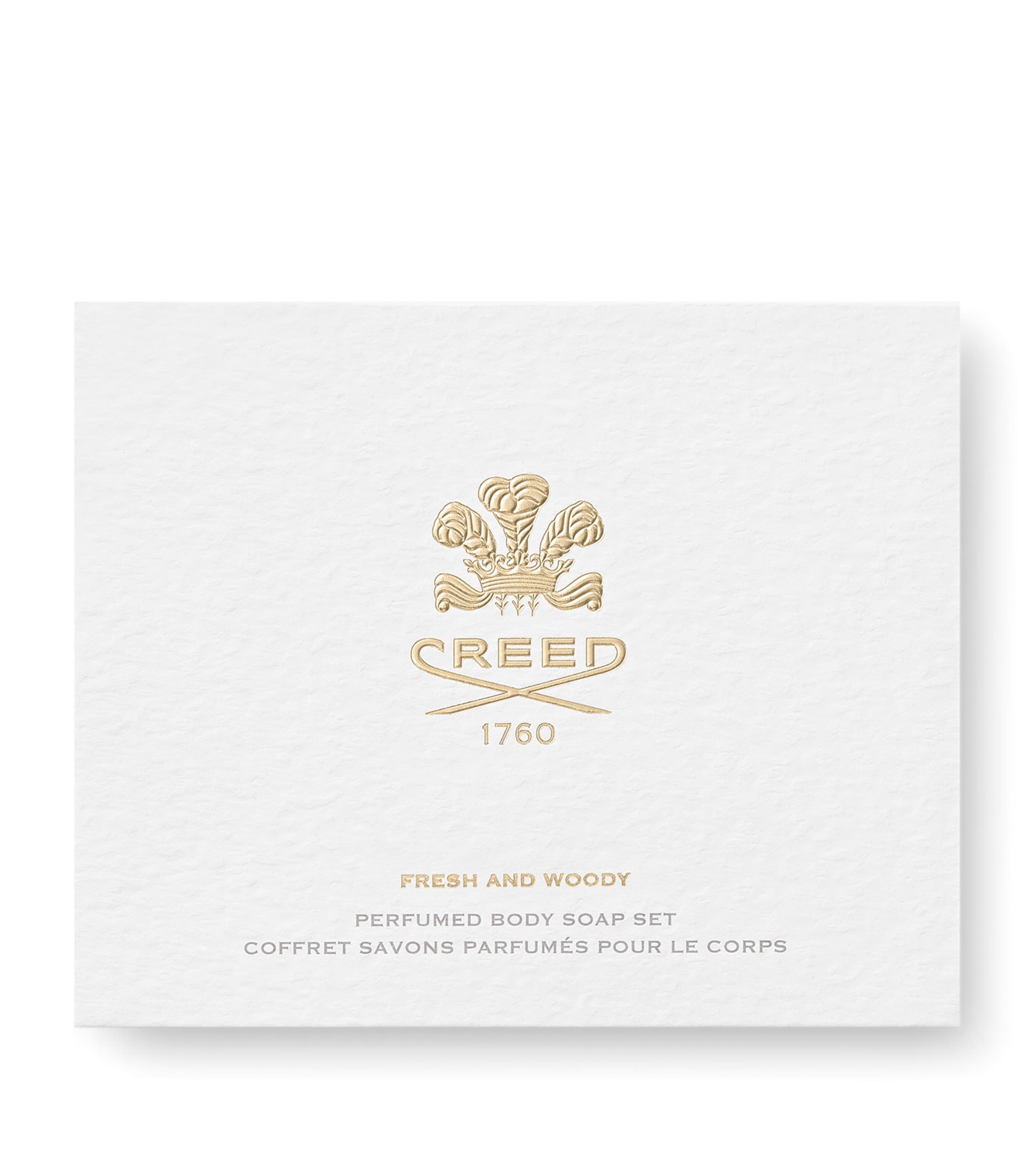 Creed Fresh & Woody Perfumed Soap Gift Set (3 x 150g) Image 2