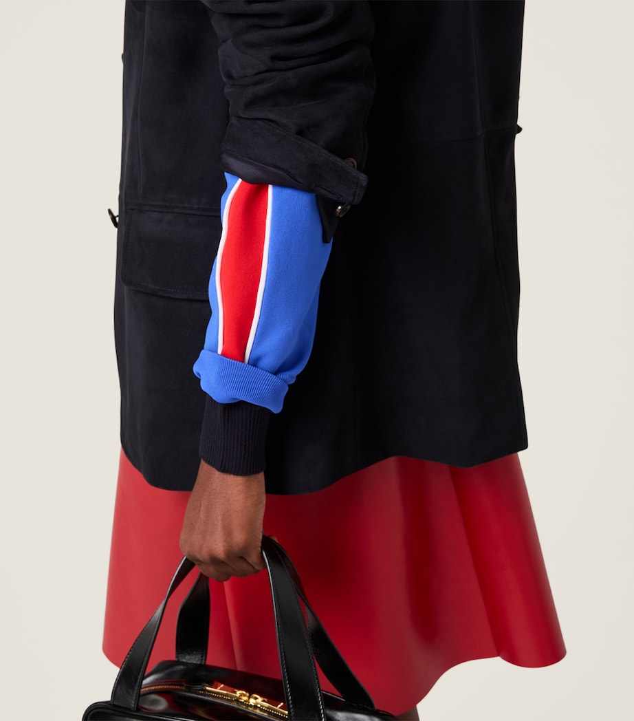Miu Miu Womens Logo Zip-Up Jacket Image 4
