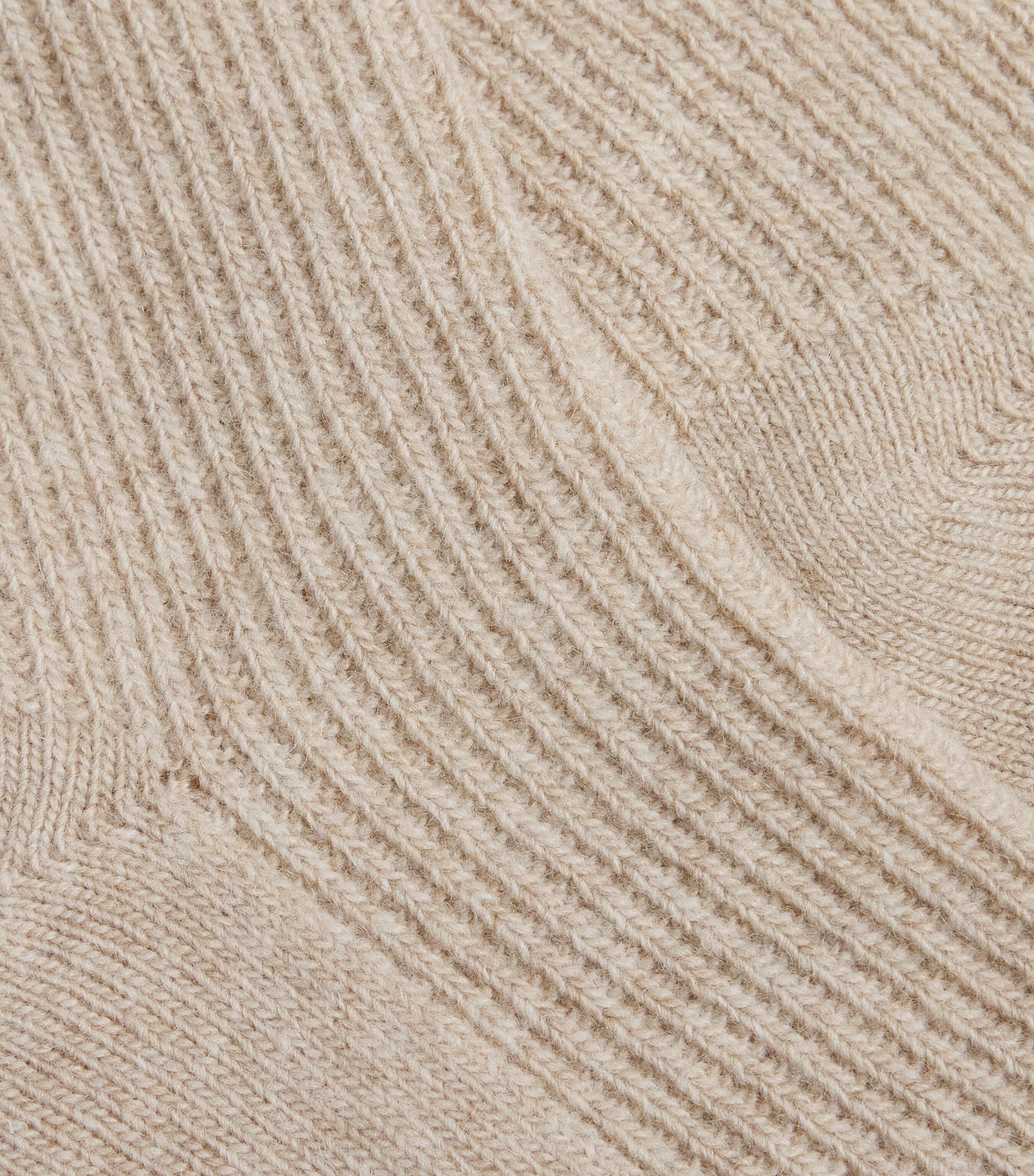 Wool-Blend Ribbed Socks SABBIA E BIANCO Image 2