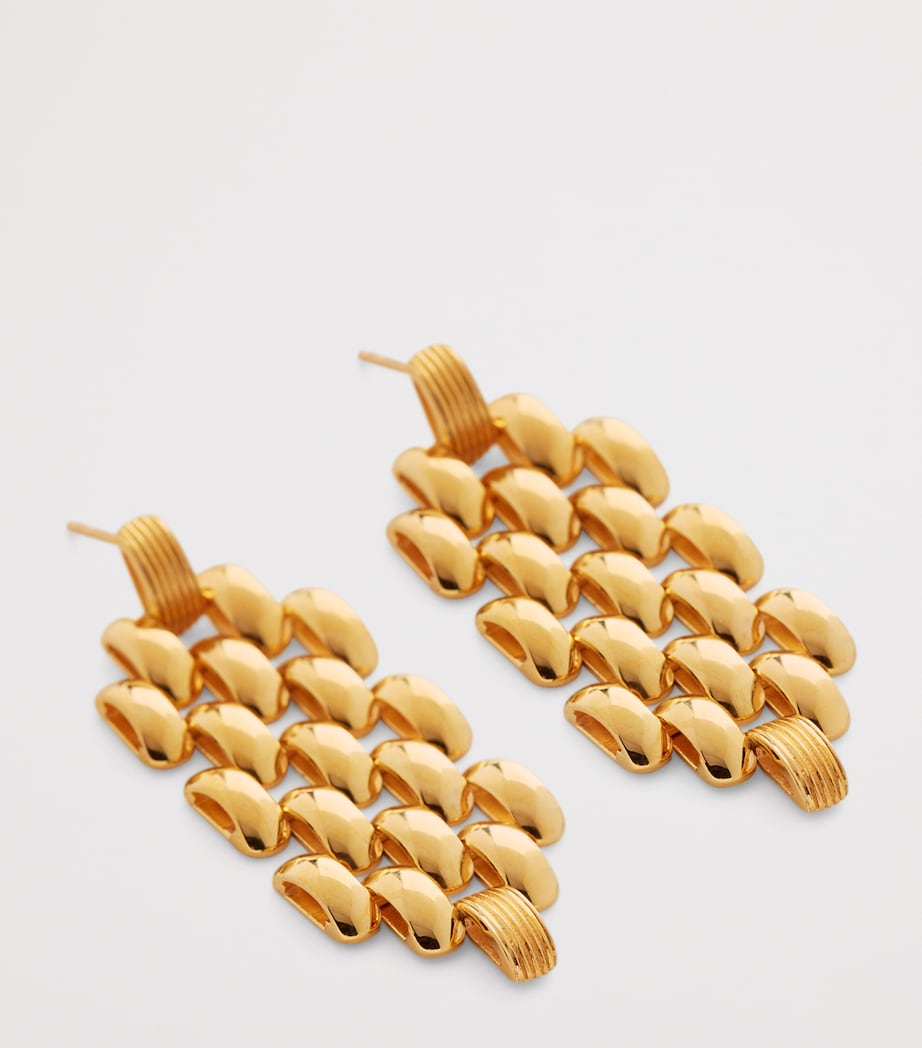 Gold Vermeil Heirloom Drop Earrings 18K GOLD VERMEIL Image 2