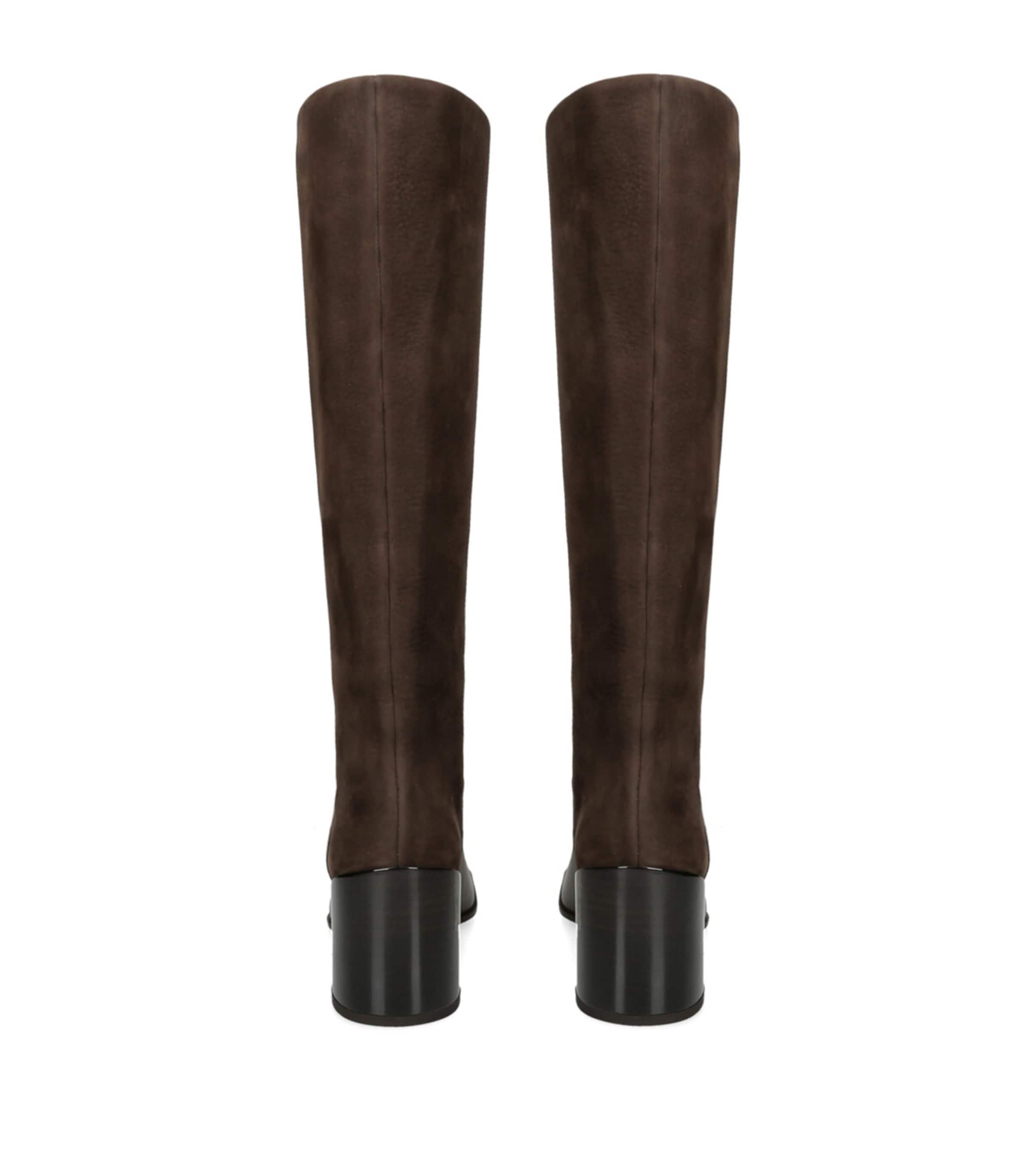 Leather Knee-High Boots 55 WINE Image 3