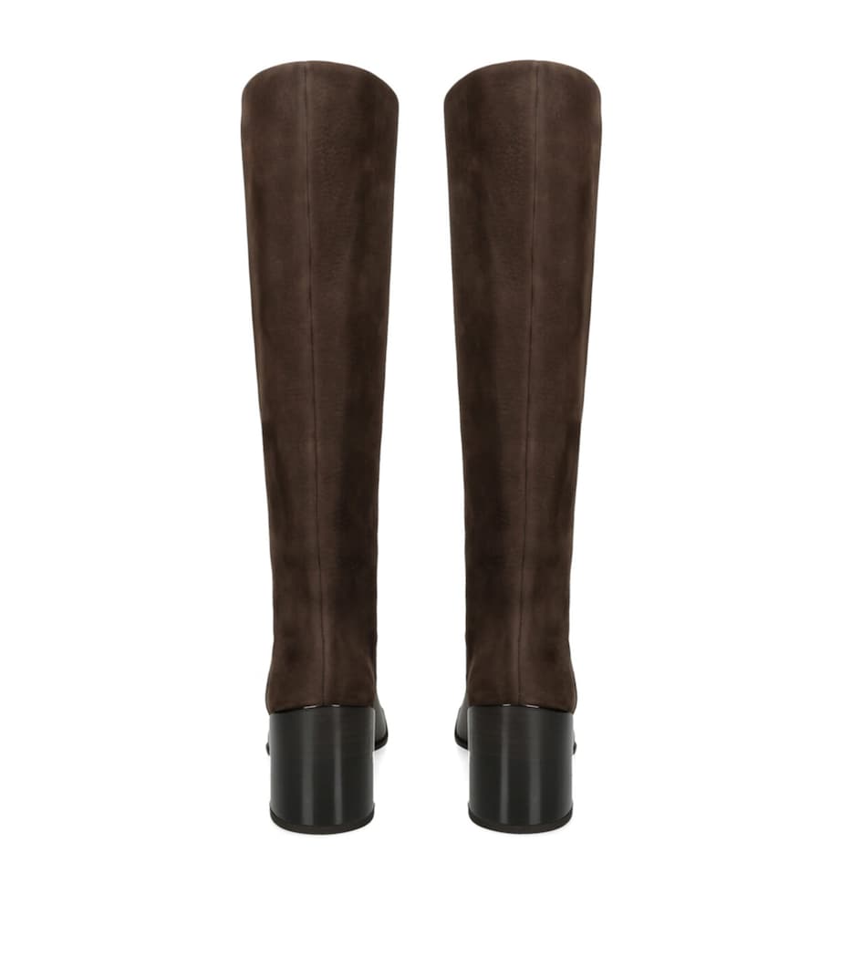 Leather Knee-High Boots 55 WINE Image 3