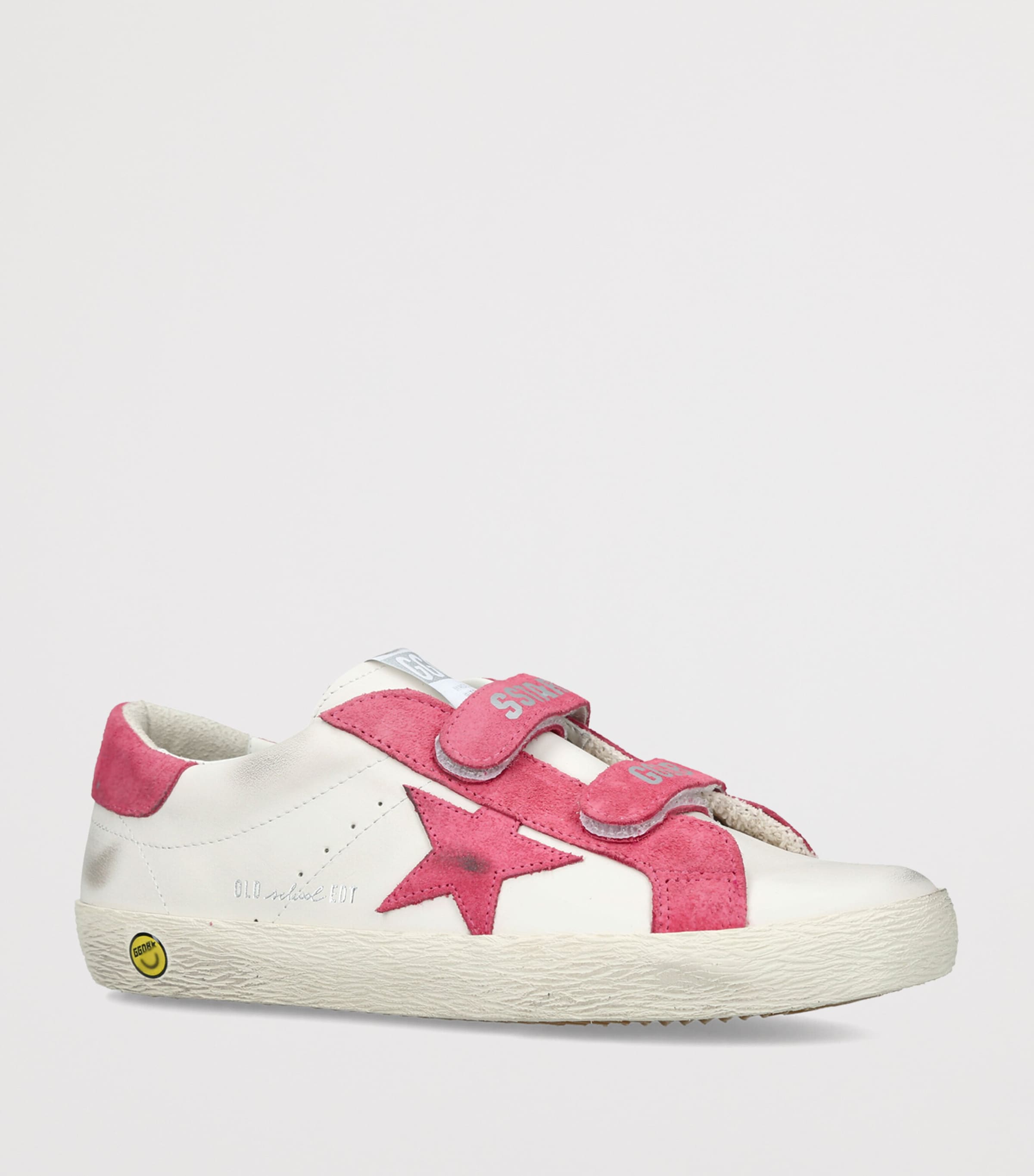 Golden Goose Leather Old School Sneakers Pink Comb Image 2