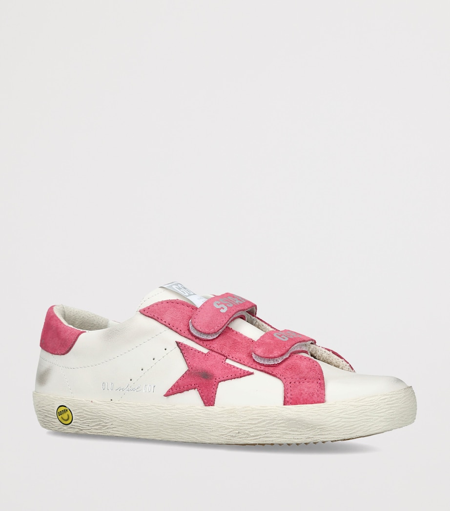 Golden Goose Leather Old School Sneakers Pink Comb Image 2