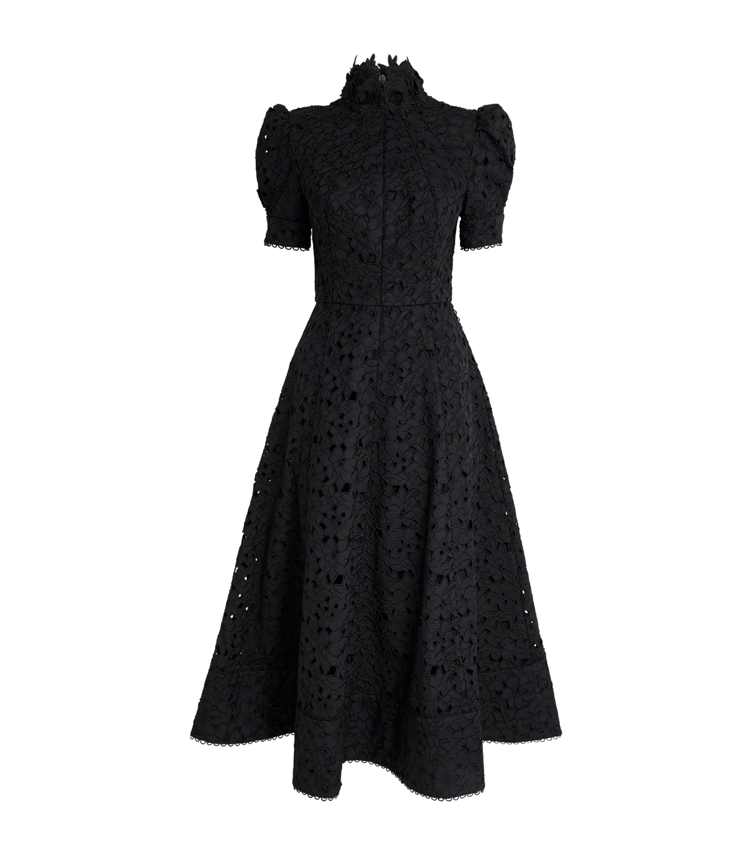 Rebecca Vallance Cotton Broderie Anglaise Kitsu Midi Dress