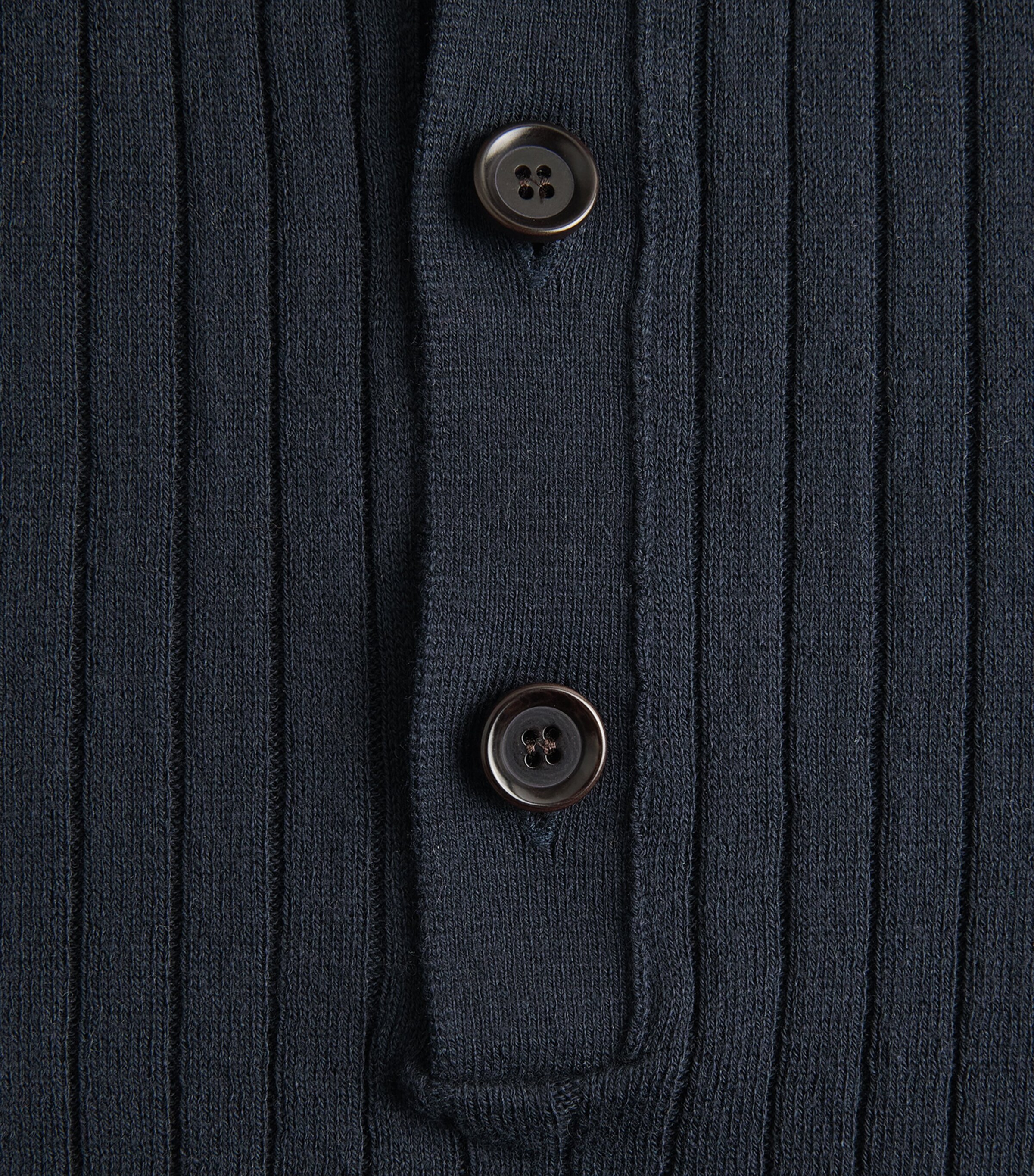 Oliver Spencer Mens Organic Cotton Pablo Polo Shirt Navy Image 6