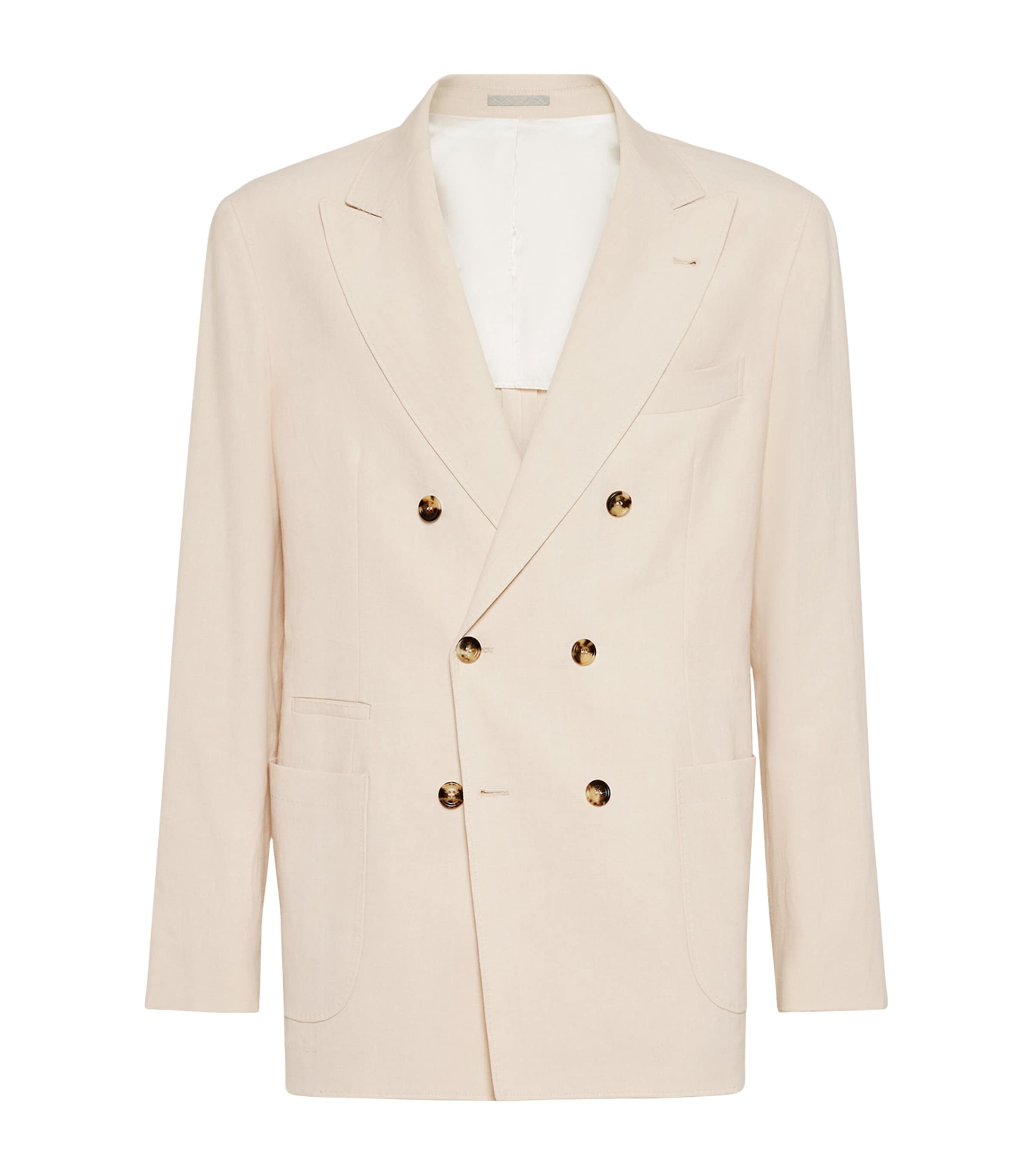【関送込】BRUNELLO CUCINELLI◆LINEN BLAZER Brunello Cucinelli Linen Blazer Olive at CareOfCarl.com