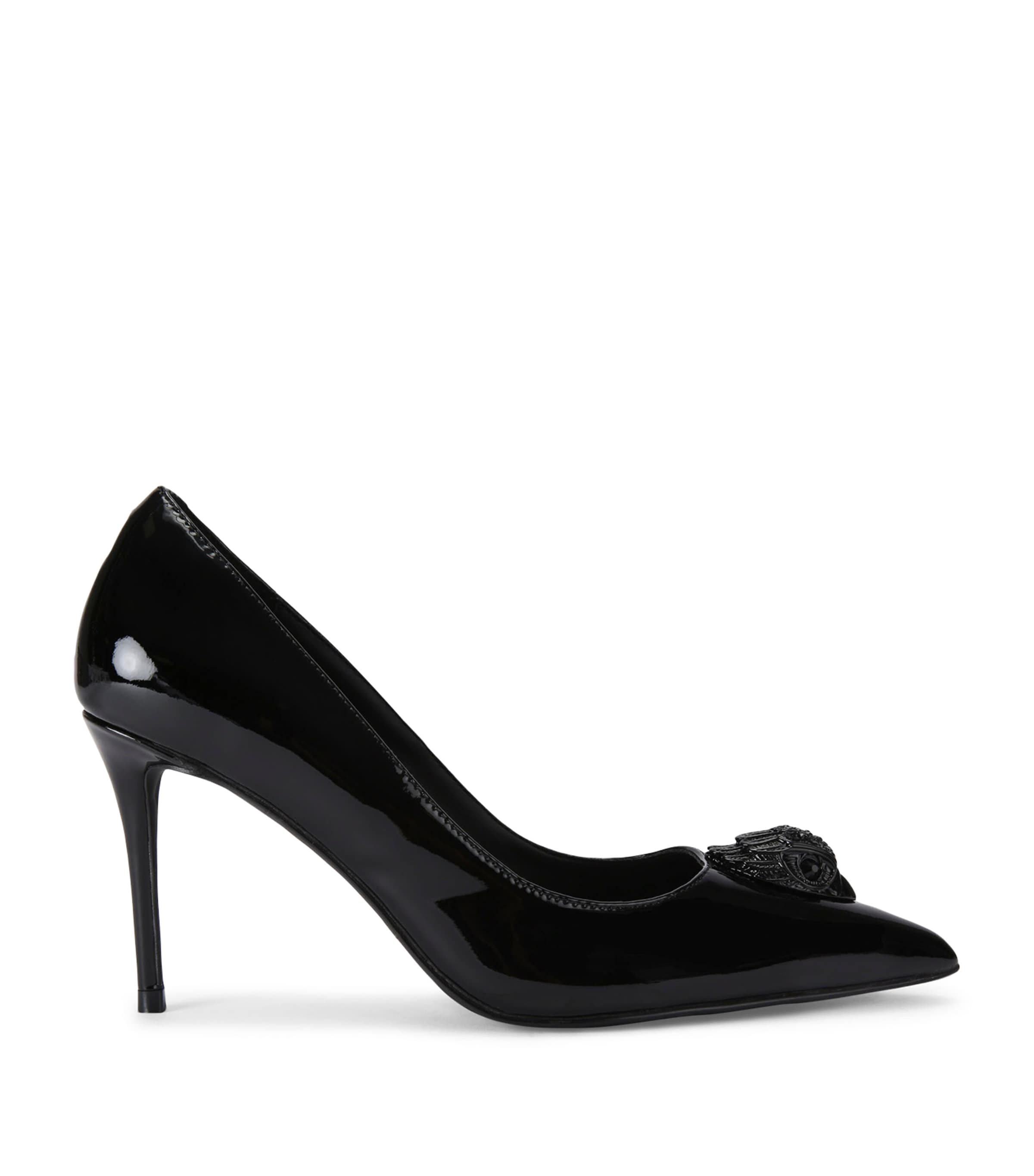 Kurt Geiger London Patent Leather Belgravia Eagle Pumps Black Image 1