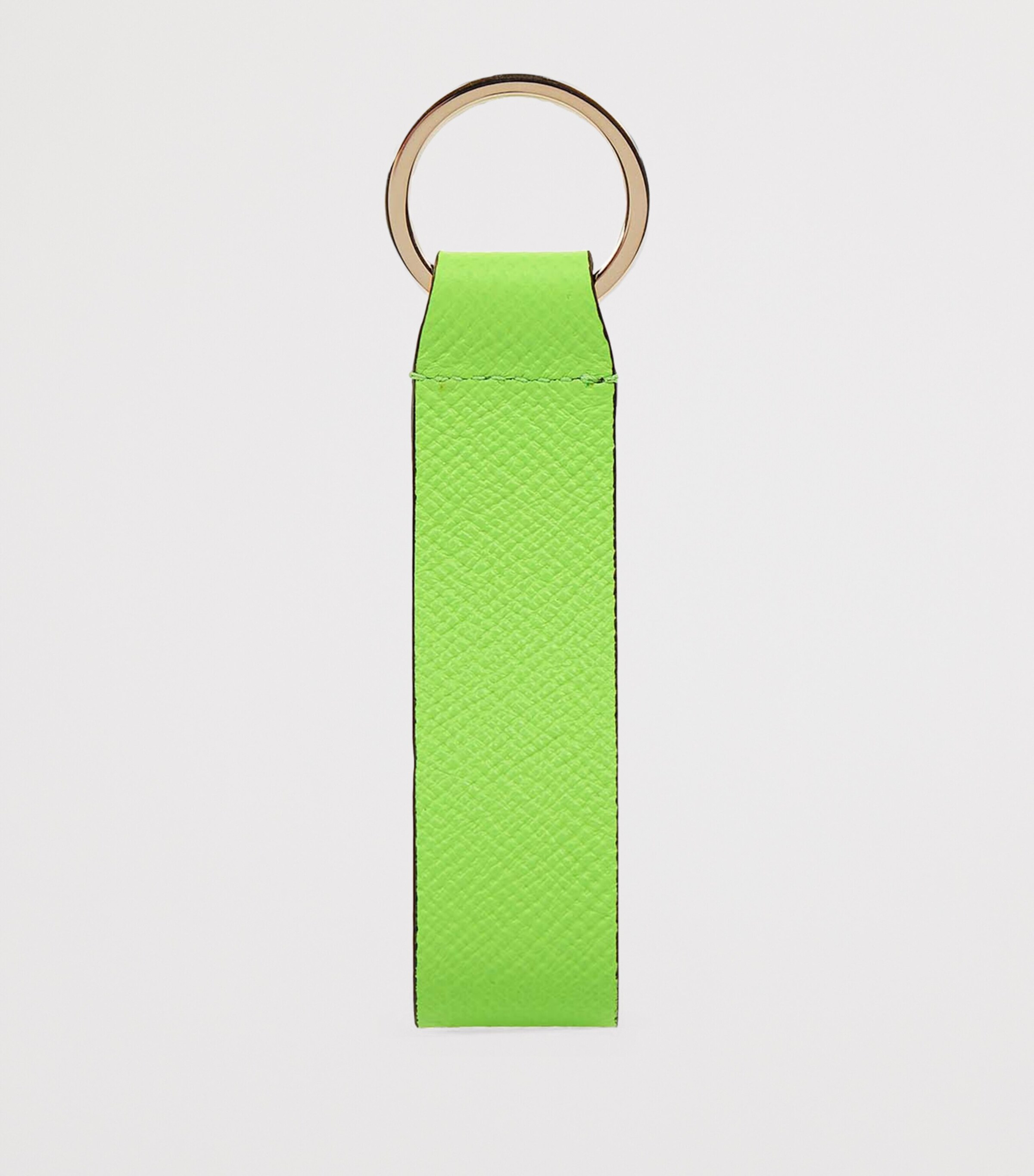 Panama Leather Keyring APPLE GREEN Image 2