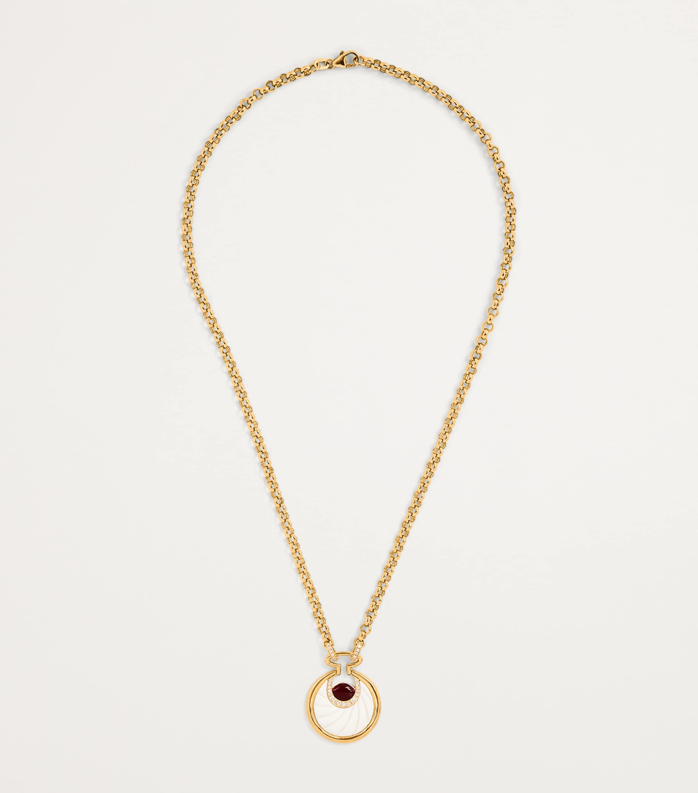 L'ATELIER NAWBAR Yellow Gold, Diamond and Onyx Circus Lot N*91 Necklace Yellow Gold Image 3