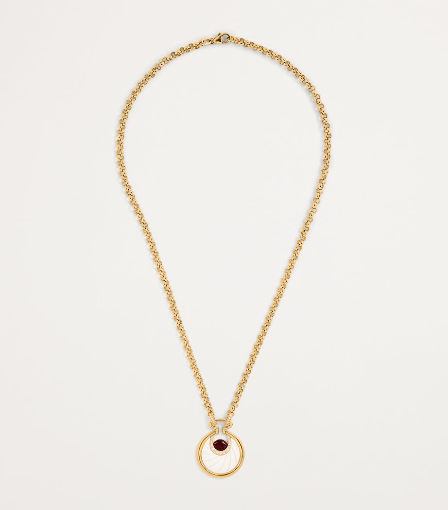 Yellow Gold, Diamond and Onyx Circus Lot N*91 Necklace YELLOW GOLD Image 3