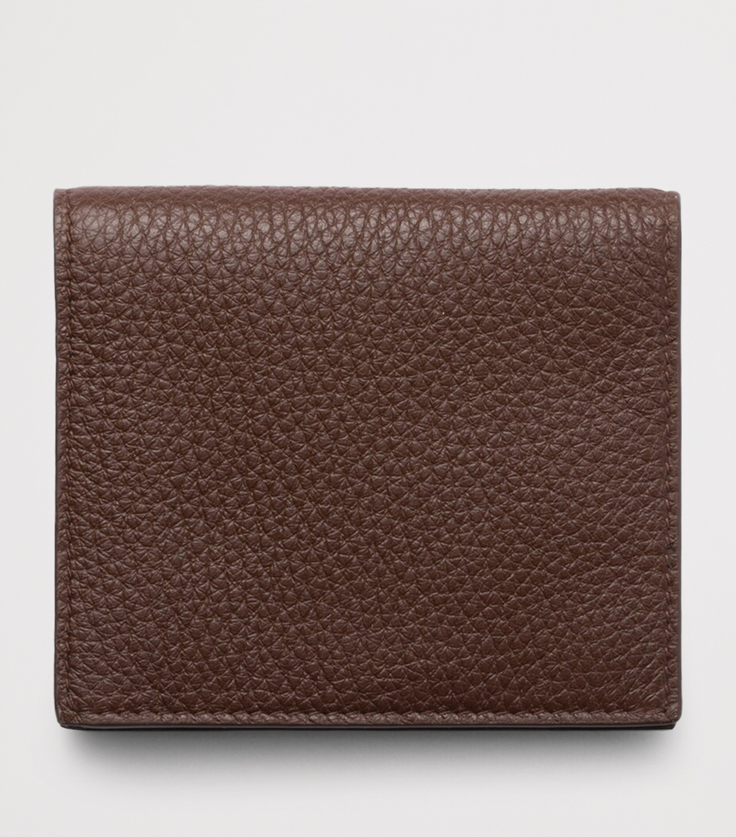 Grained Leather Triangle Wallet F0038 Image 3