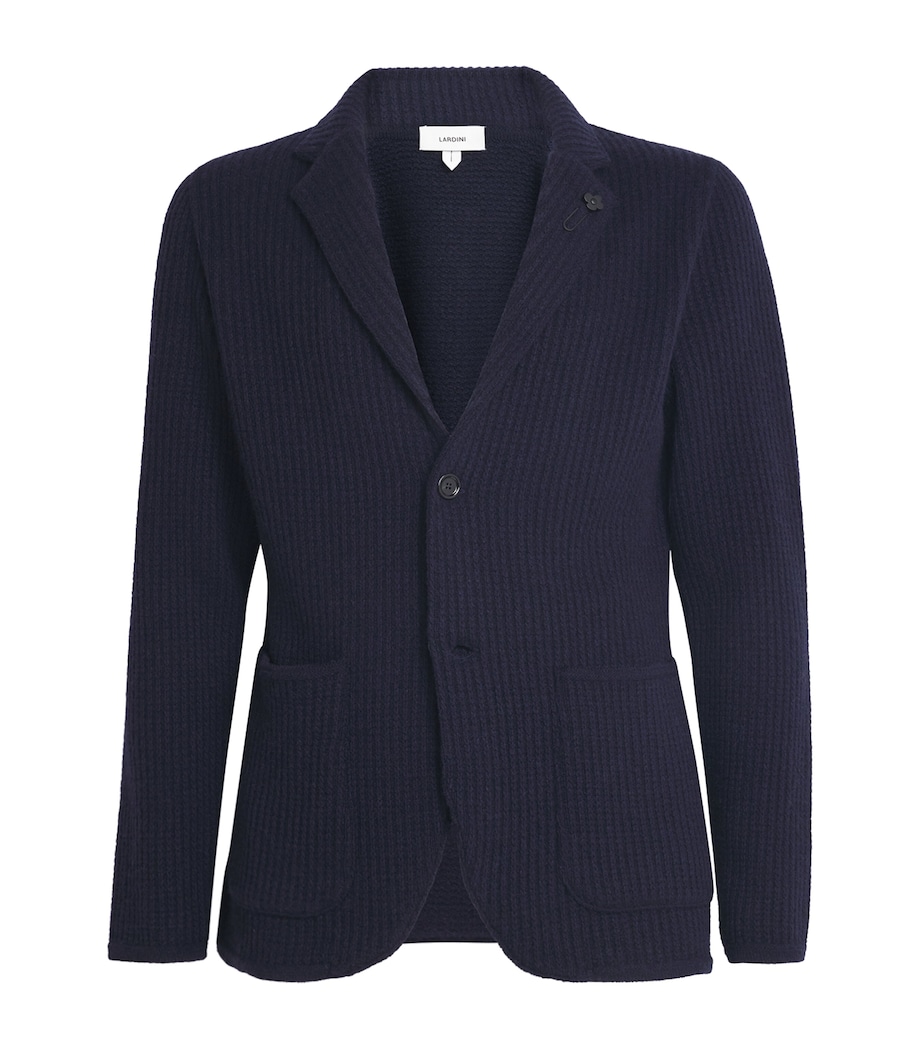 Cashmere Knitted Blazer 850 NAVY Image 1