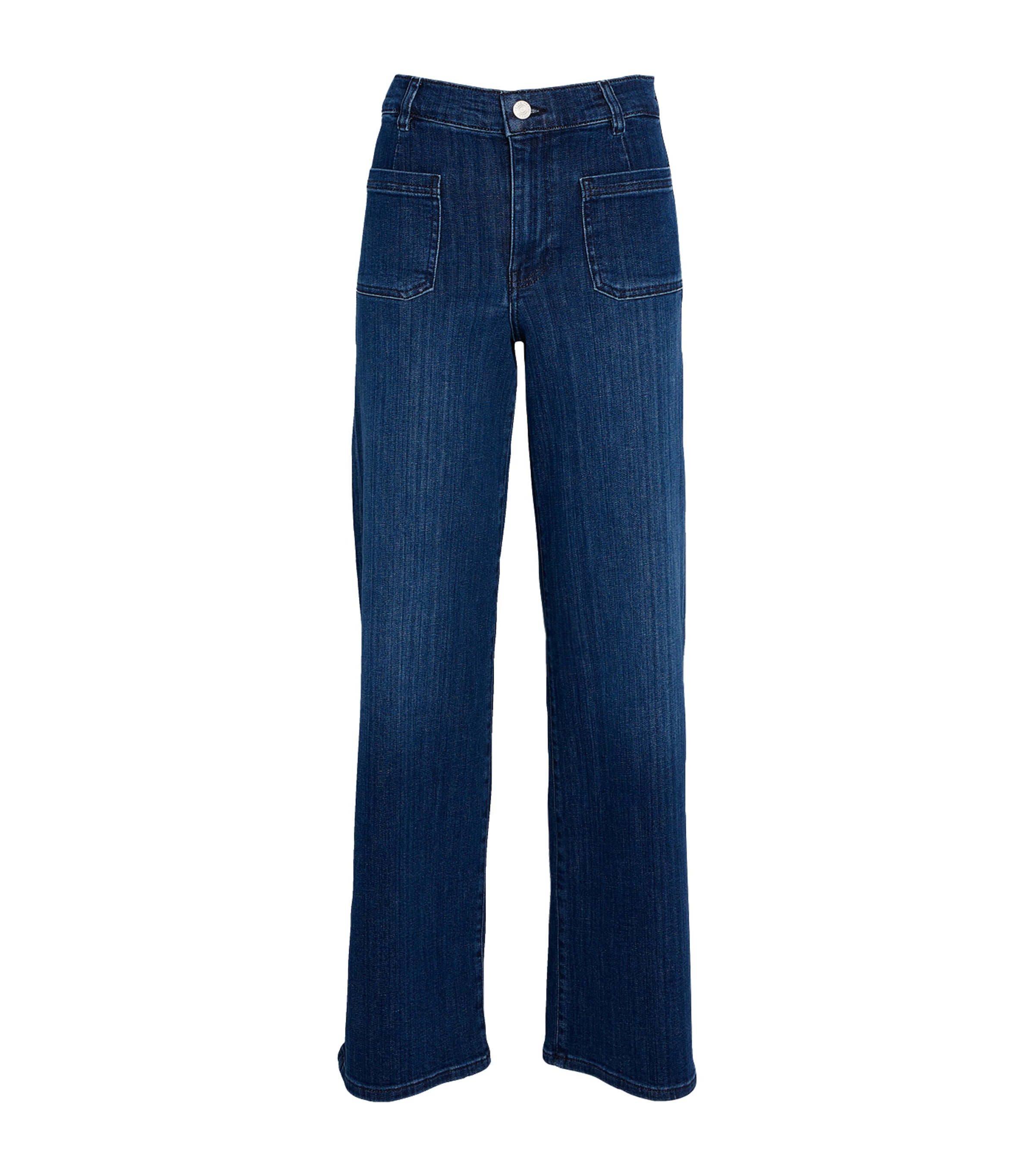 Frame Le Slim Palazzo Wide-leg Jeans In Blue