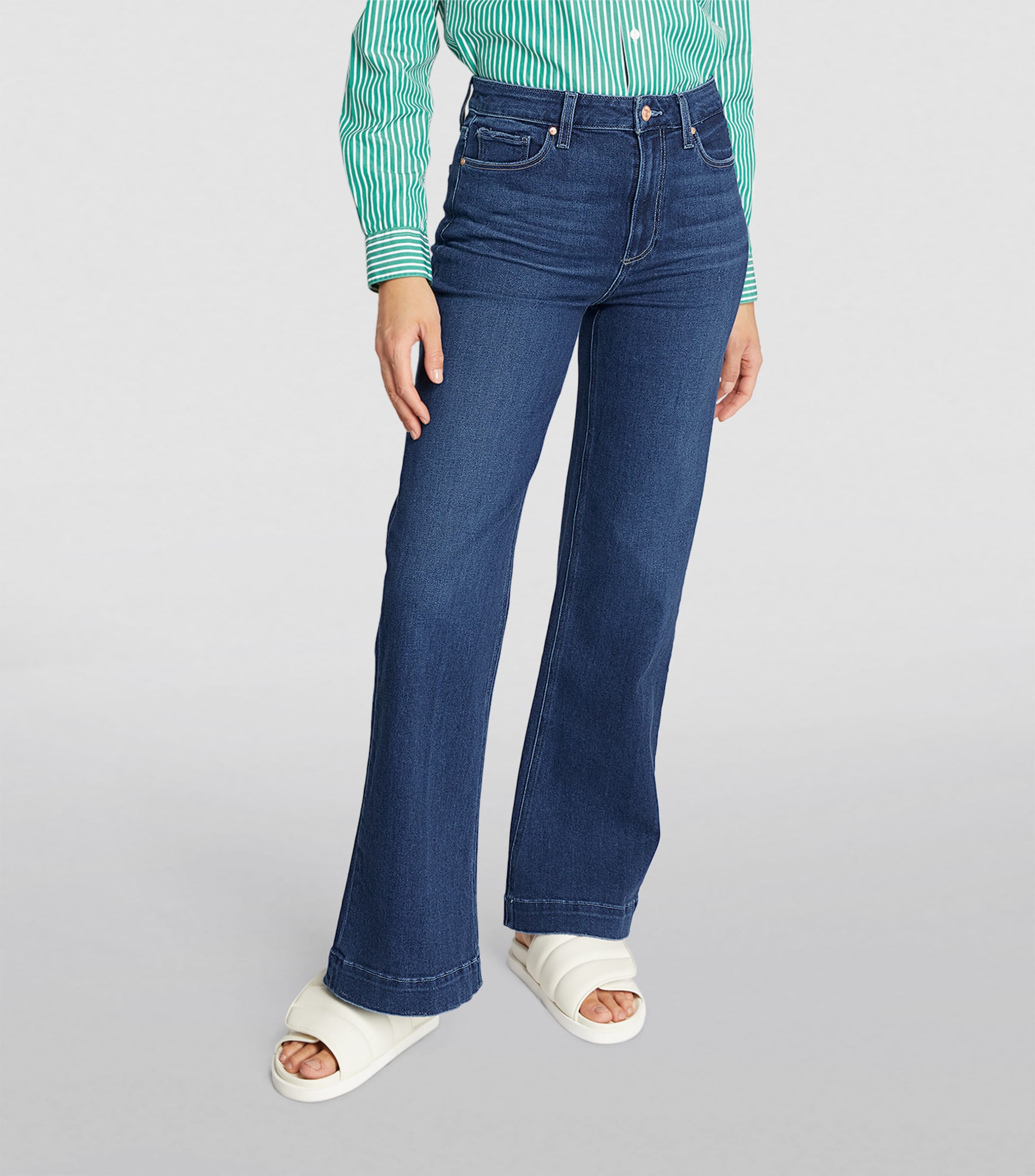 Leenah Wide-Leg Jeans BLACK SHADOW Image 3