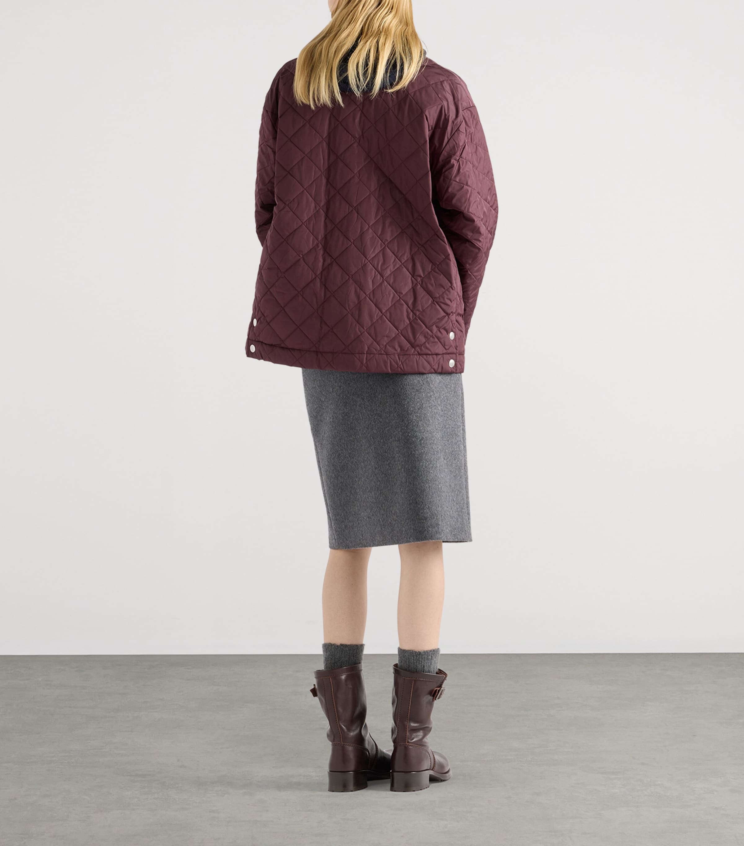 Re-Nylon Quilted Jacket F0403 Image 5