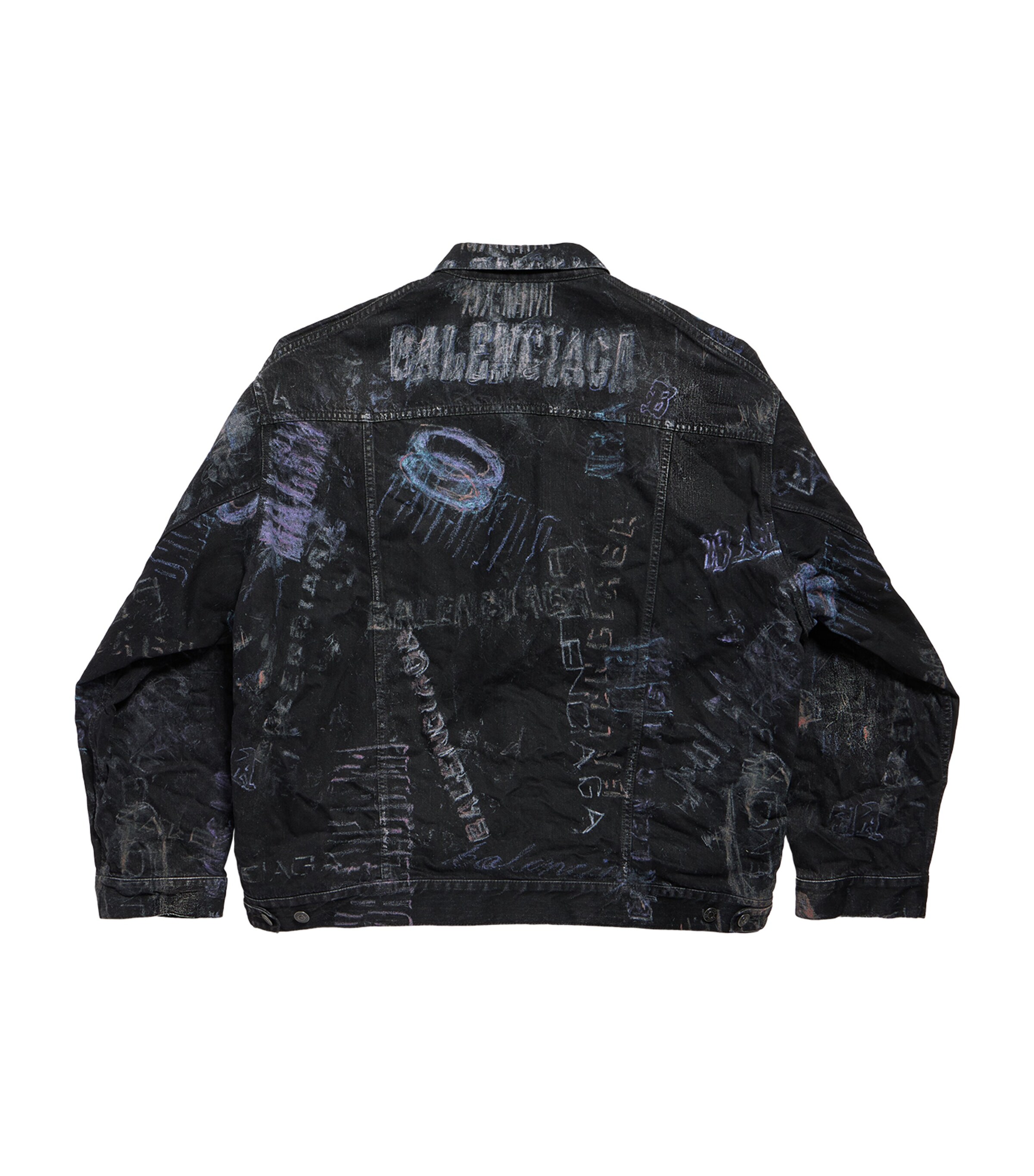 Printed Denim Jacket 1037 Image 6