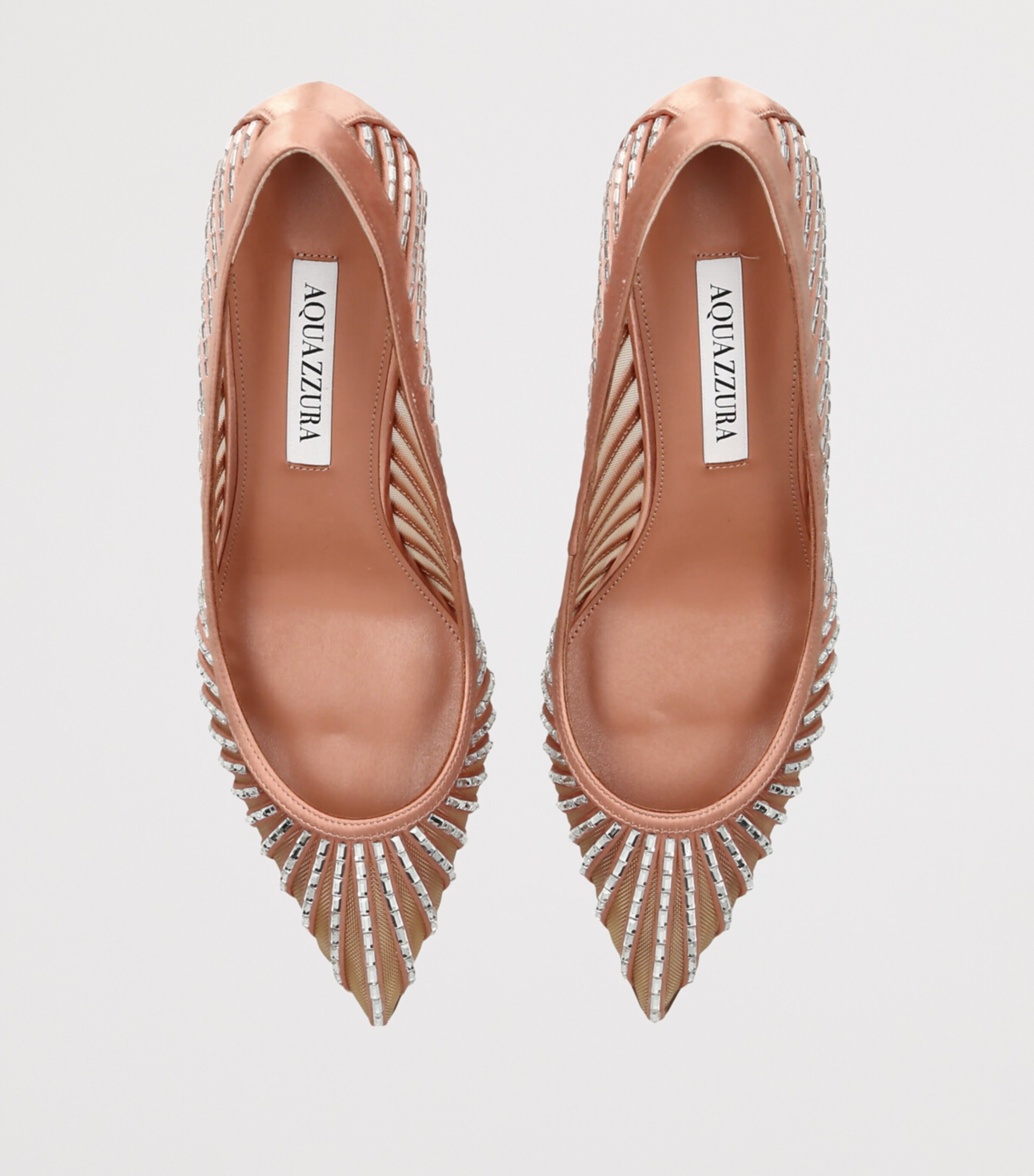 Aquazzura Embellished Passions Pumps 65 Gold Image 4