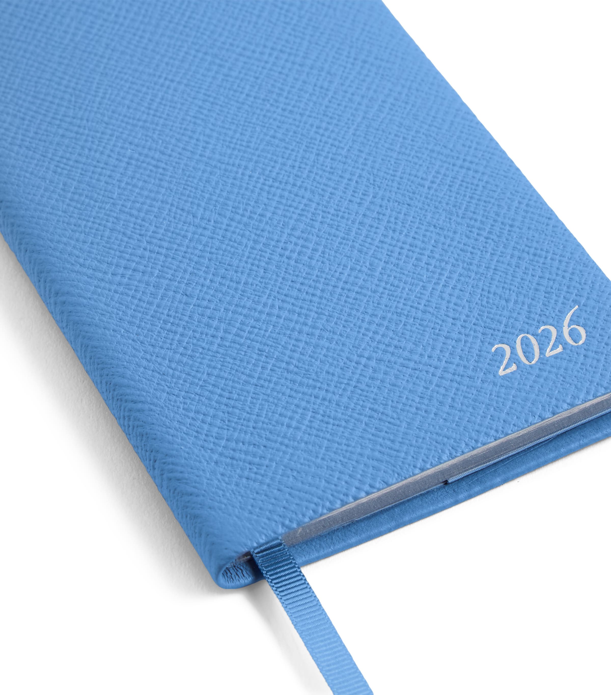 Panama Leather Weekly Diary 2026 NILE BLUE SS21 Image 5