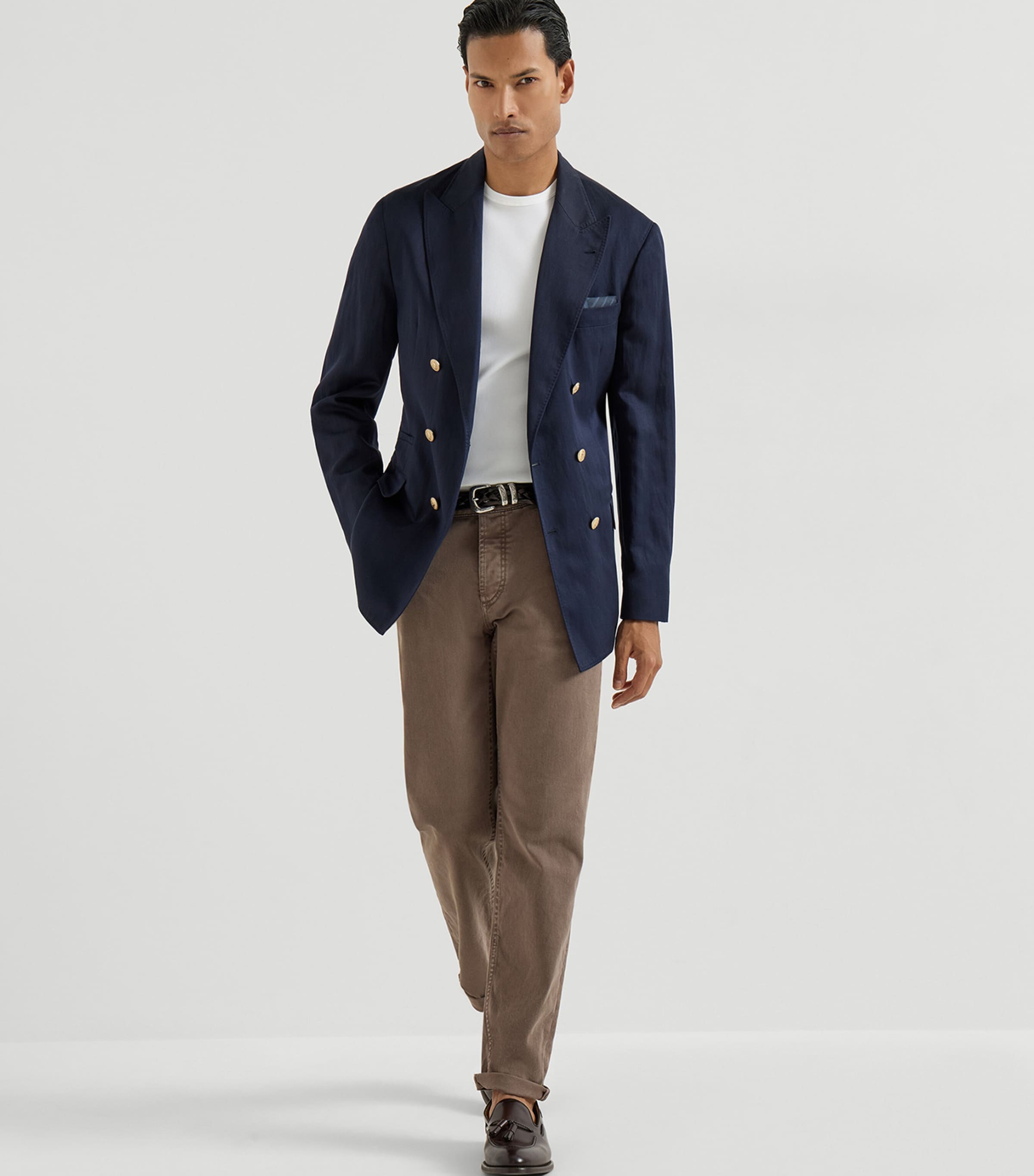 Garment-Dyed Comfort Cotton Jeans C7503 Image 2