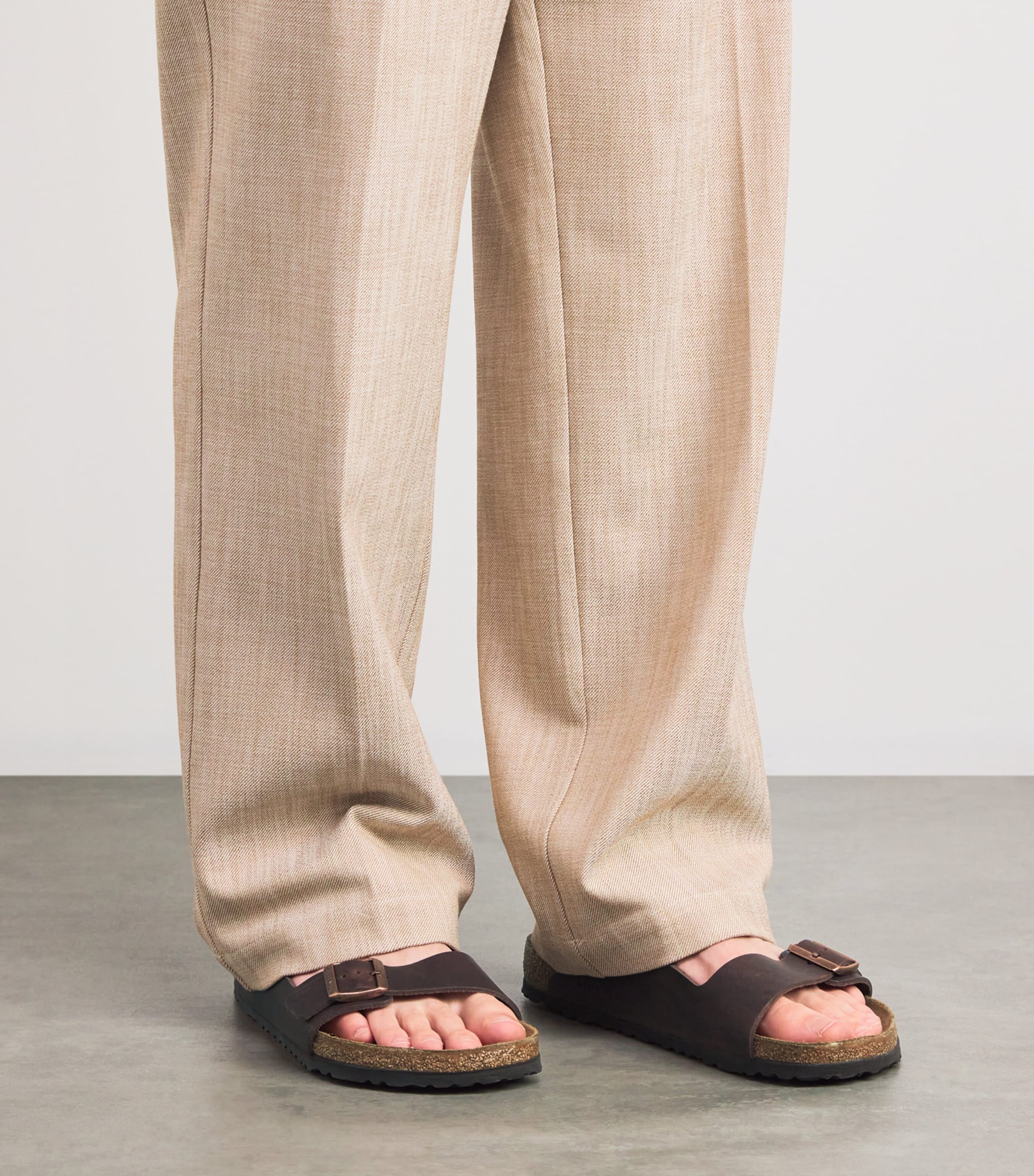 Birko-Flor Arizona Sandals DARK BROWN Image 2