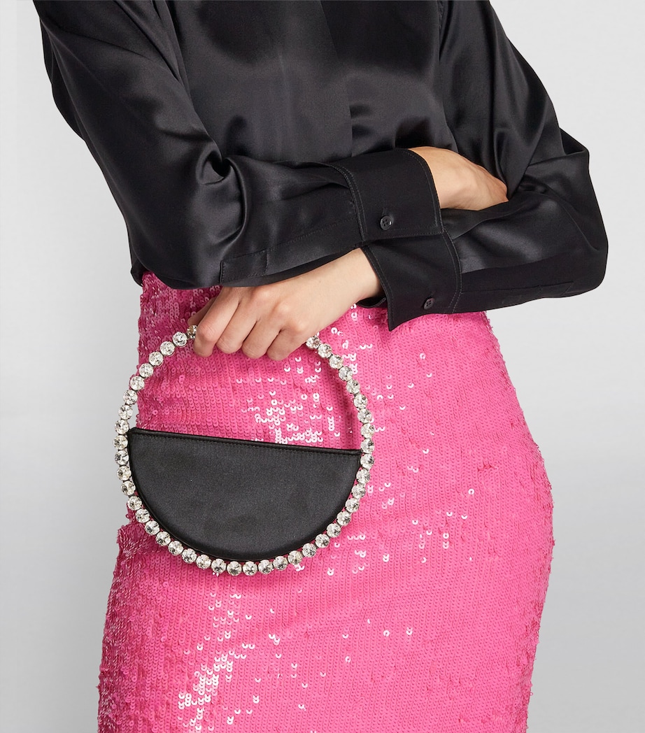 Embellished Eternity Clutch Bag BLACK Image 2