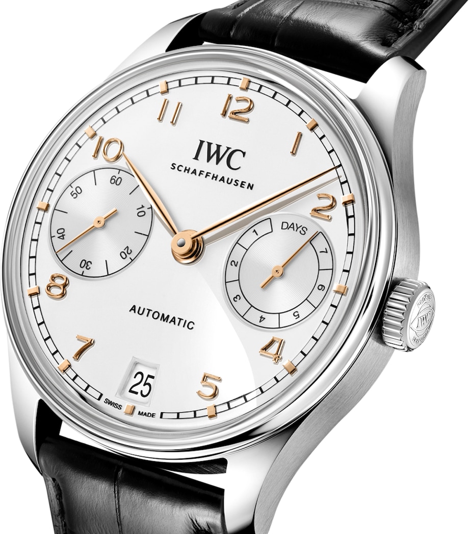 Stainless Steel Portugieser Automatic Watch 42mm SILVER Image 6