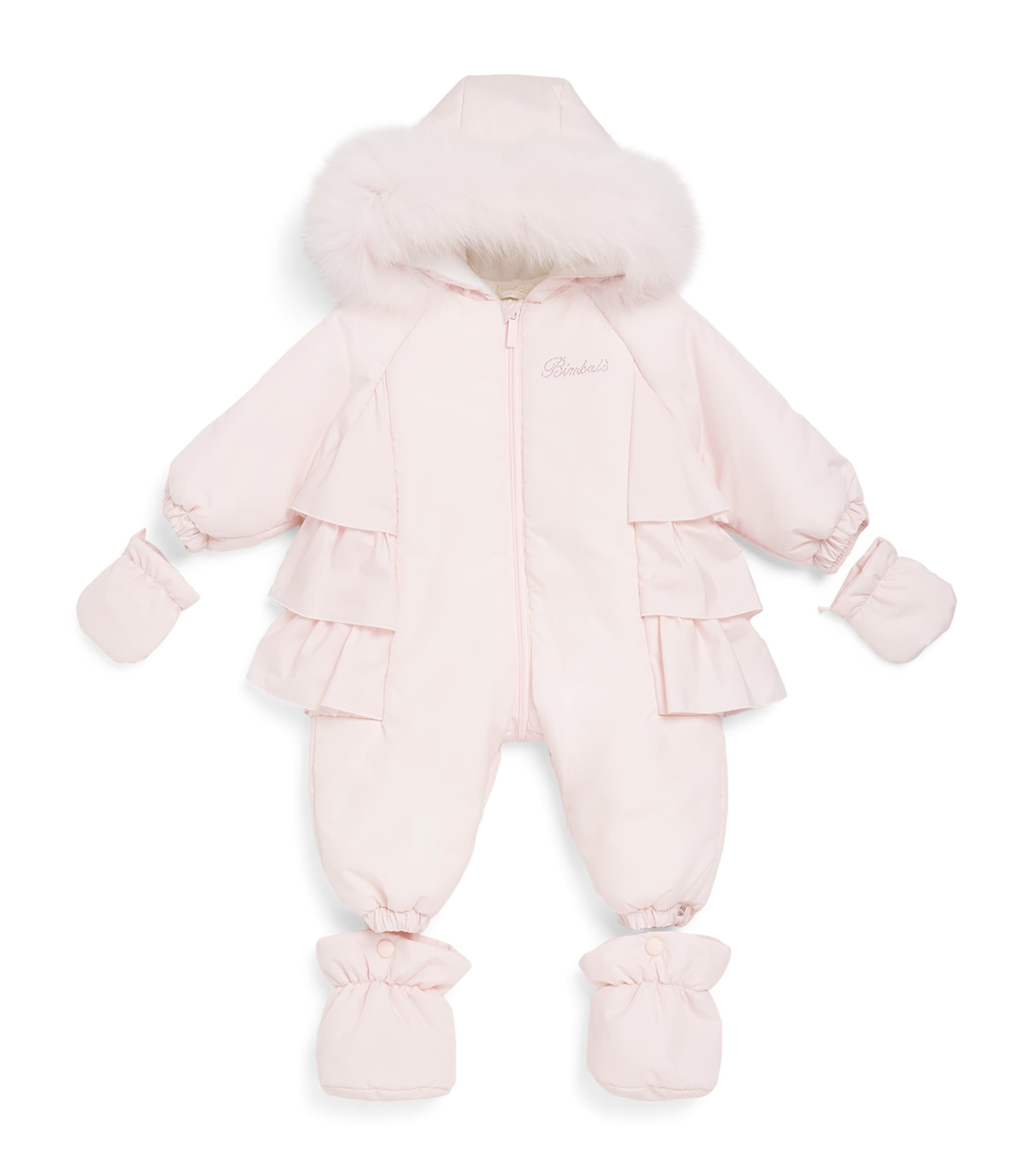 Bimbalò Padded Snowsuit In Pink