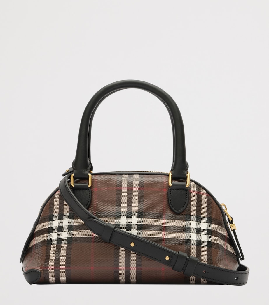 Burberry Mini Primrose Top-Handle Bag Chocolate Brown Image 5